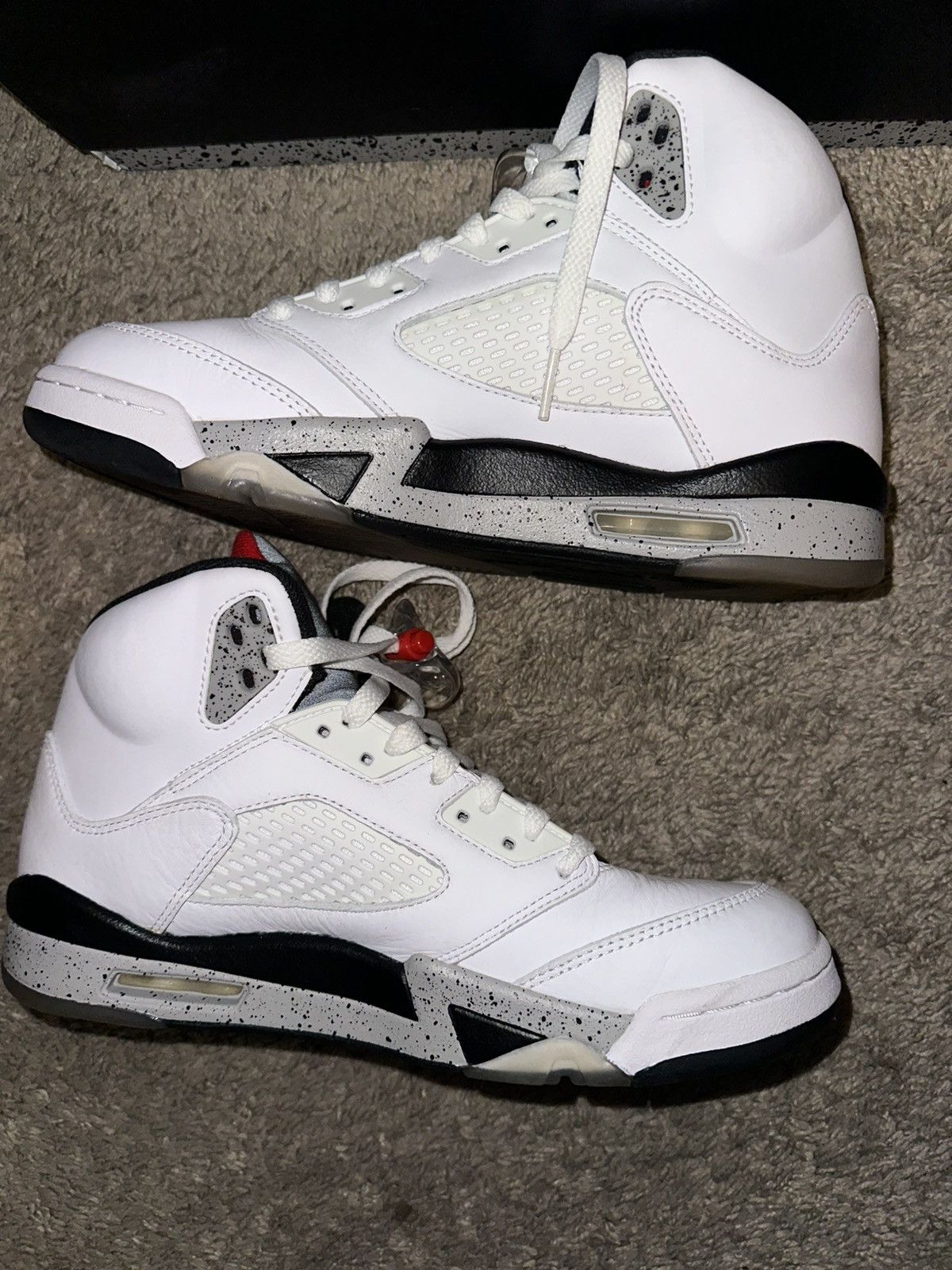 Jordan Brand Jordan 5 Retro White Cement Size US 8.5 / EU 41-42 - 3 Thumbnail
