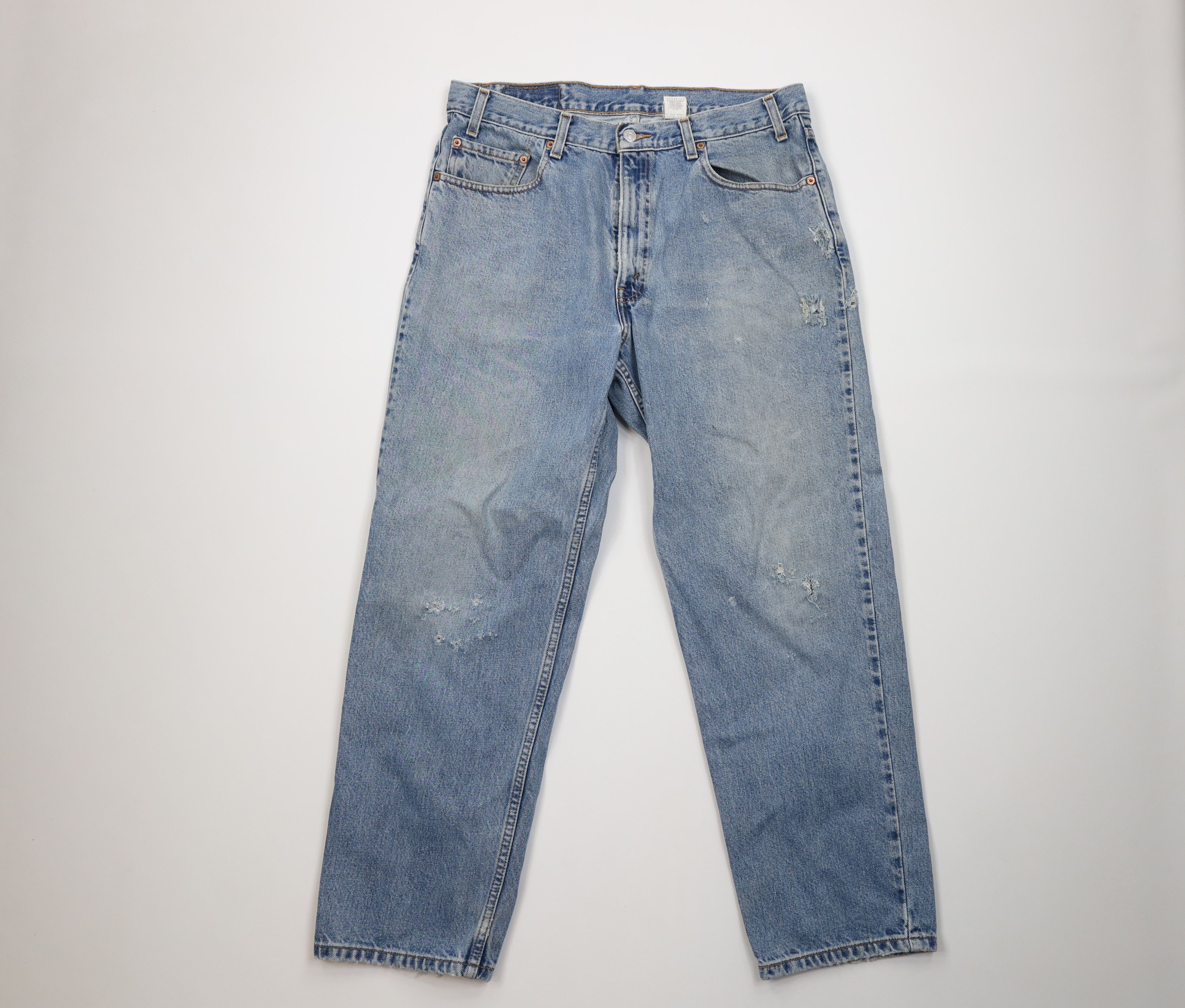Levi's Vintage Y2K 2002 Levis 550 Relaxed Fit Denim Jeans Blue Size US 36 / EU 52 - 1 Thumbnail