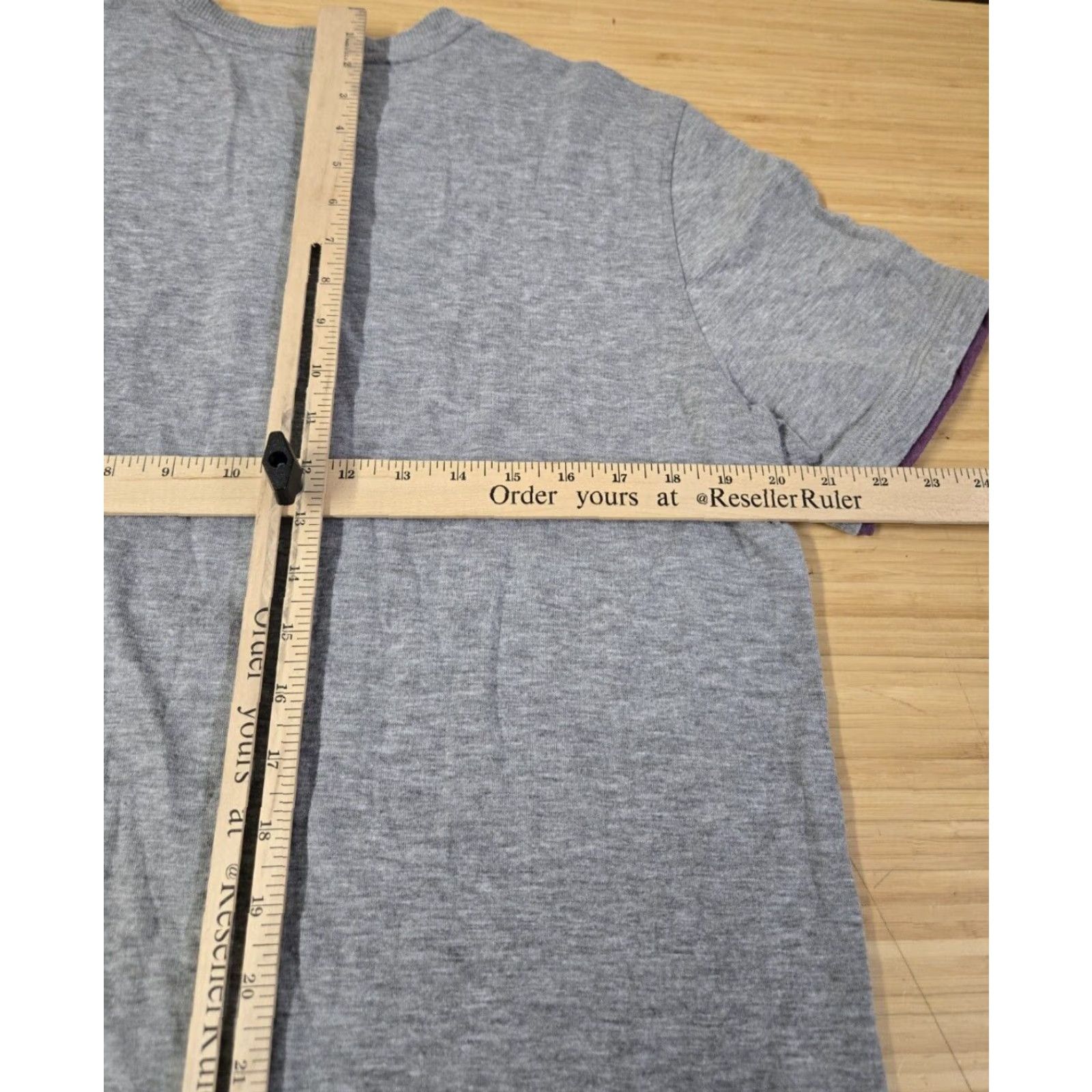 UNTUCKit UNTUCKit Henley Shirt Adult Large Gray Short Sleeve T-Shirt Logo Breothable Summer Regular Mens Size US L / EU 52-54 / 3 - 6 Thumbnail