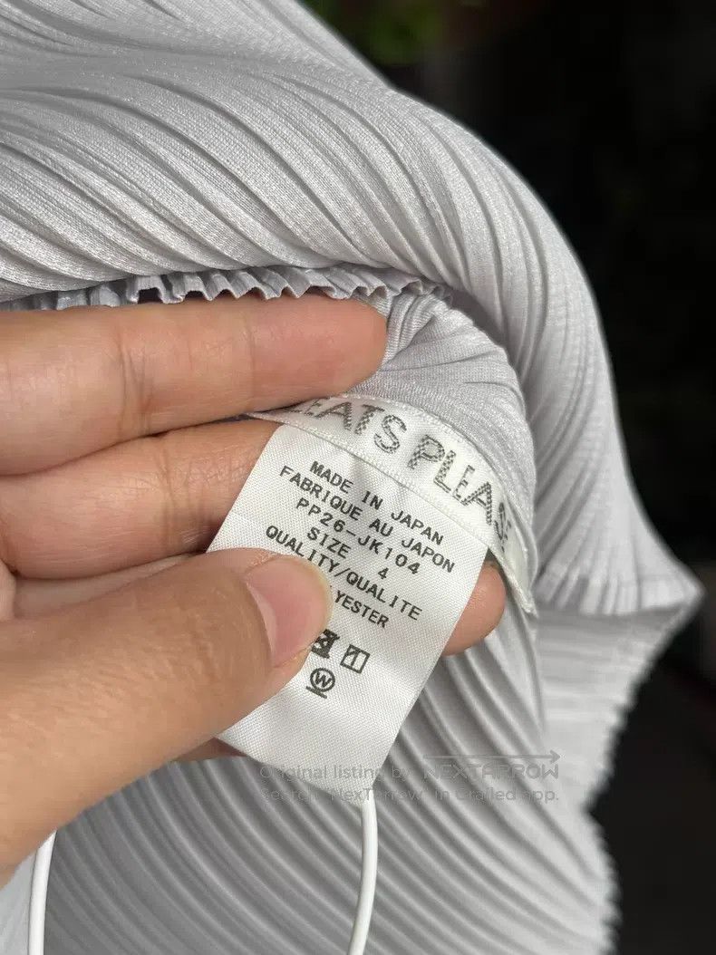 Issey Miyake Issey Miyake Long Sleeve Base Top, Light Gray Size XL / US 12-14 / IT 48-50 - 3 Thumbnail