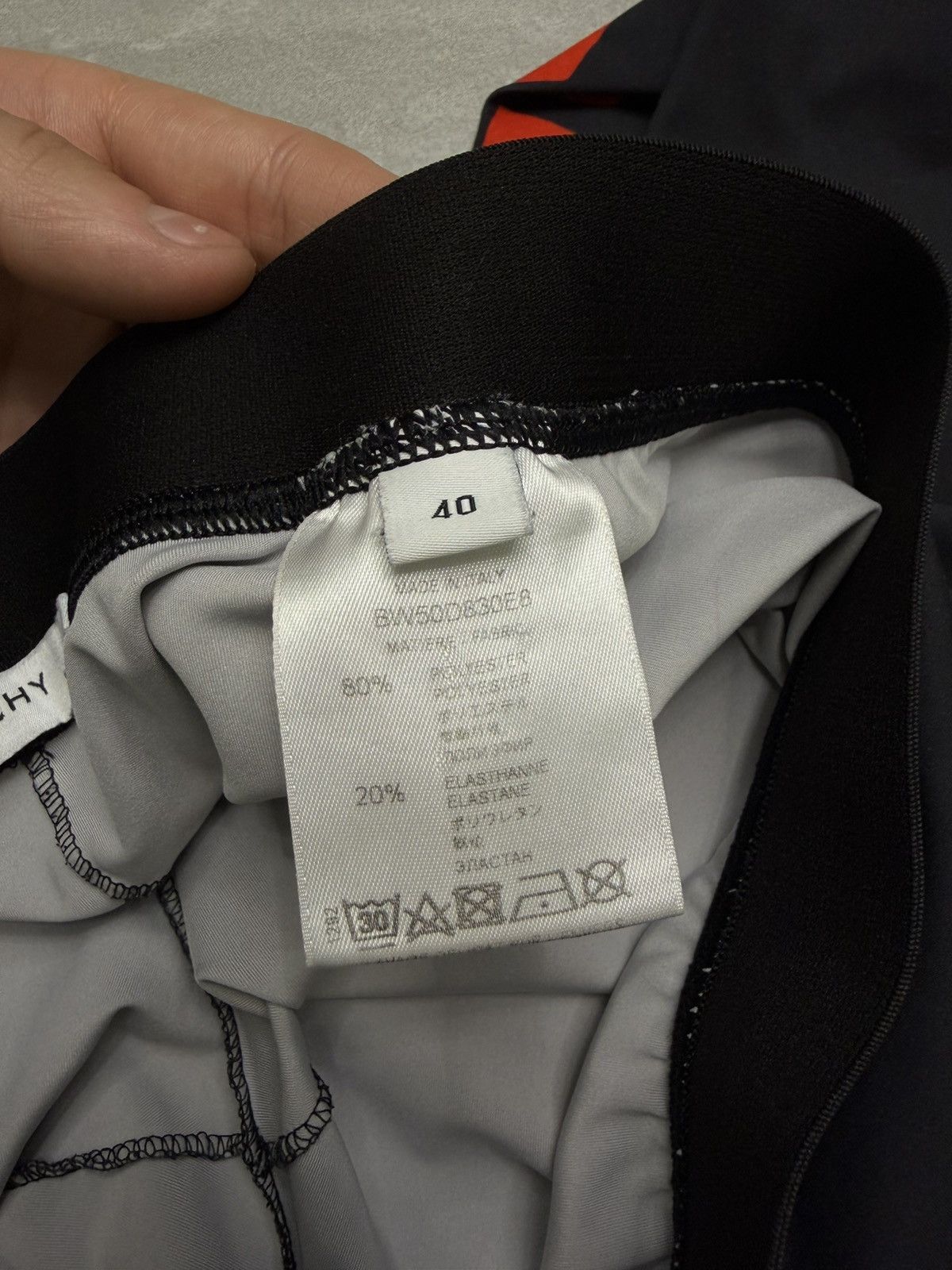 Givenchy Givenchy Black Paris Sport Leggings size 40(s-m) Size 27" / US 4 / IT 40 - 14 Thumbnail
