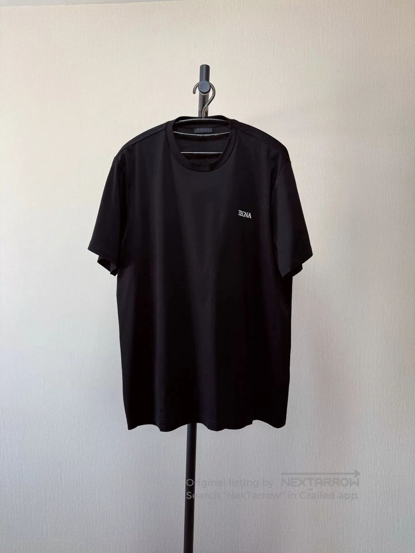 Ermenegildo Zegna Zegna Black Short-Sleeve T-Shirt. Size US XXL / EU 58 / 5 - 7 Thumbnail