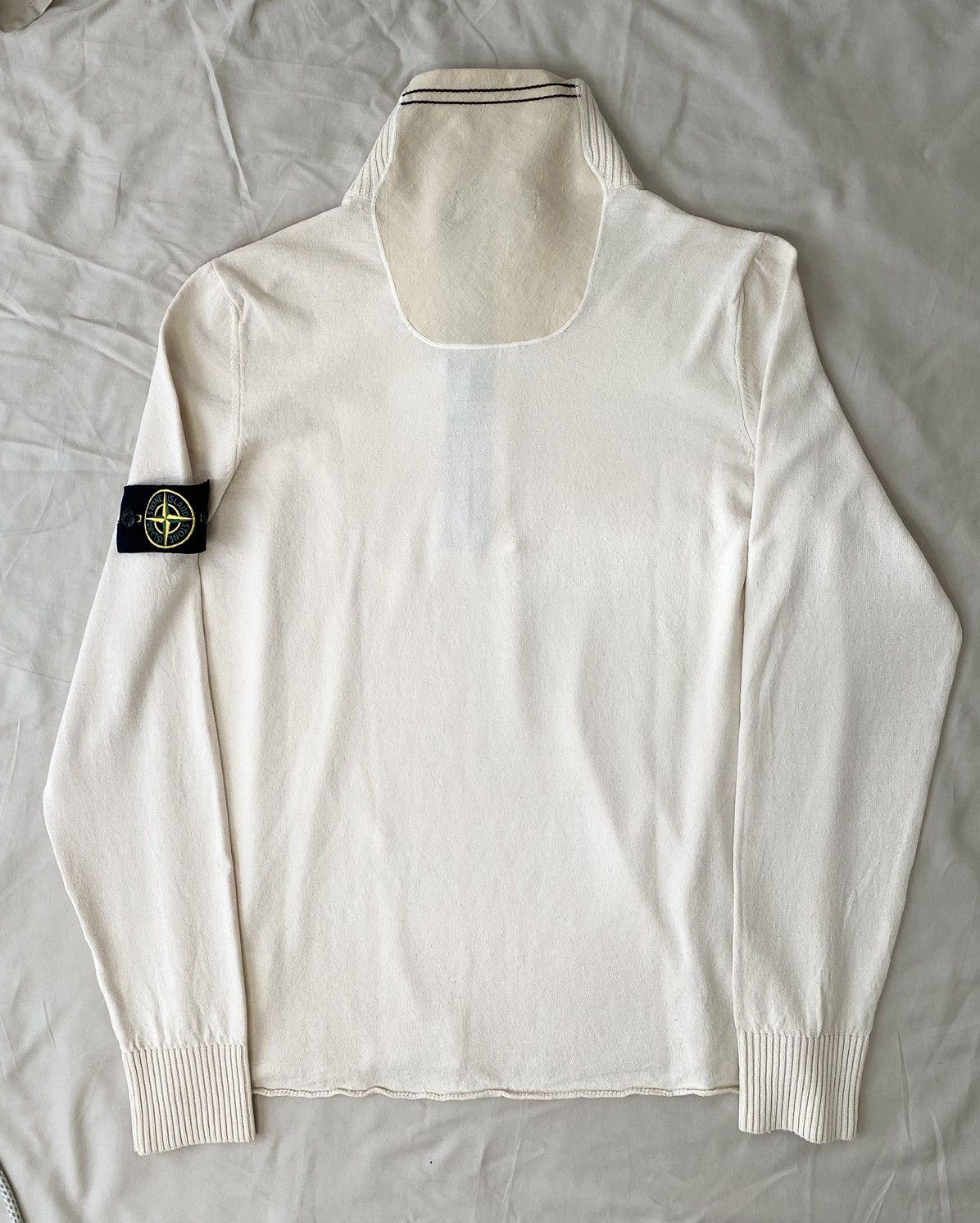 Stone Island Stone Island vintage half-zip knit sweater Size US M / EU 48-50 / 2 - 4 Thumbnail