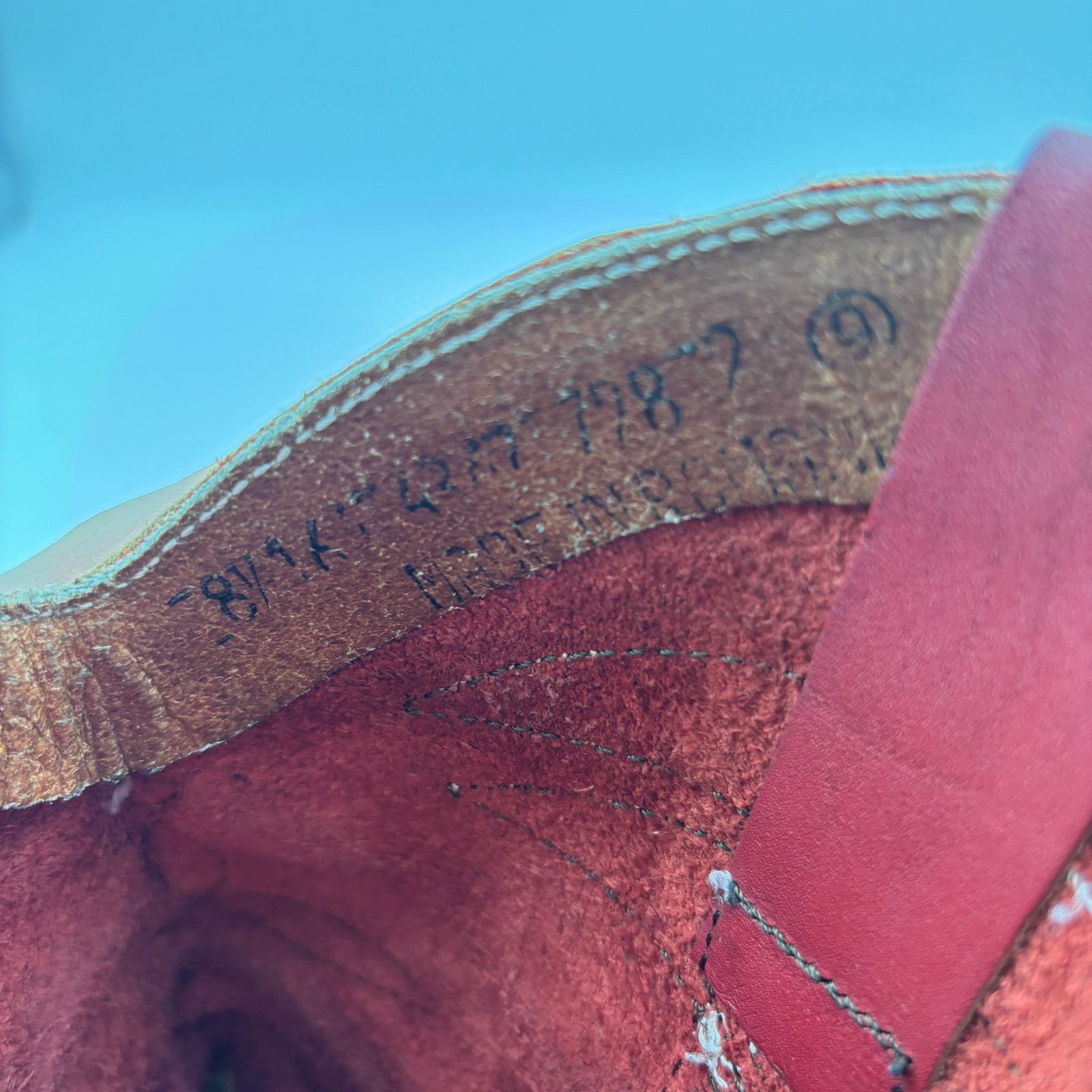 Vintage Vintage Cowboy Western Heeled Red Boots Bootie Women's 8 Size US 8 / IT 38 - 9 Thumbnail