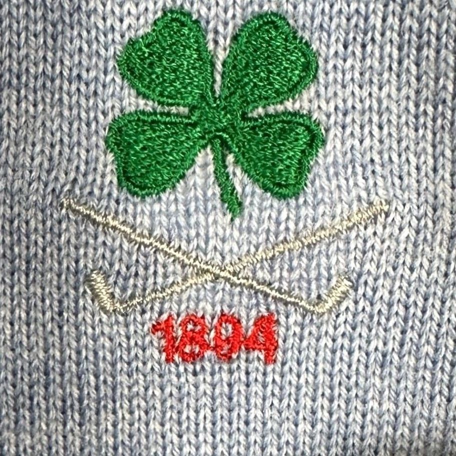 Vintage Fairway & Greene Baruffa Merino Wool Quarter Zip Sweater Vest Mens Large Blue Mock Neck Lined Embroidered Logo 1/4 Zip Vintage No Gart? Size US L / EU 52-54 / 3 - 7 Thumbnail