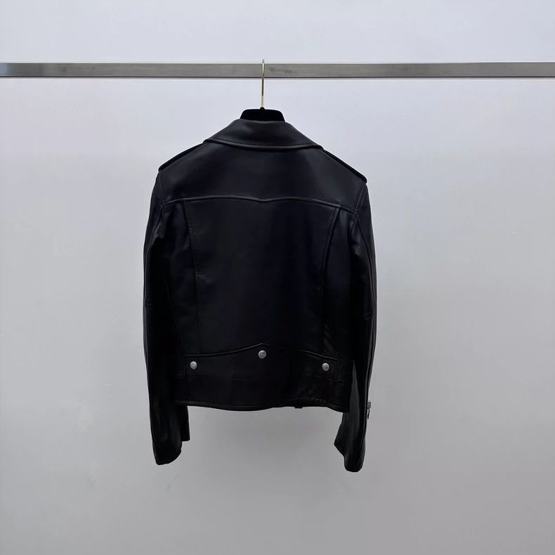 Saint Laurent Paris saint Laurent parisMotorcycle leather jacket 2503-Nextarro Size XS / US 0-2 / IT 36-38 - 2 Thumbnail