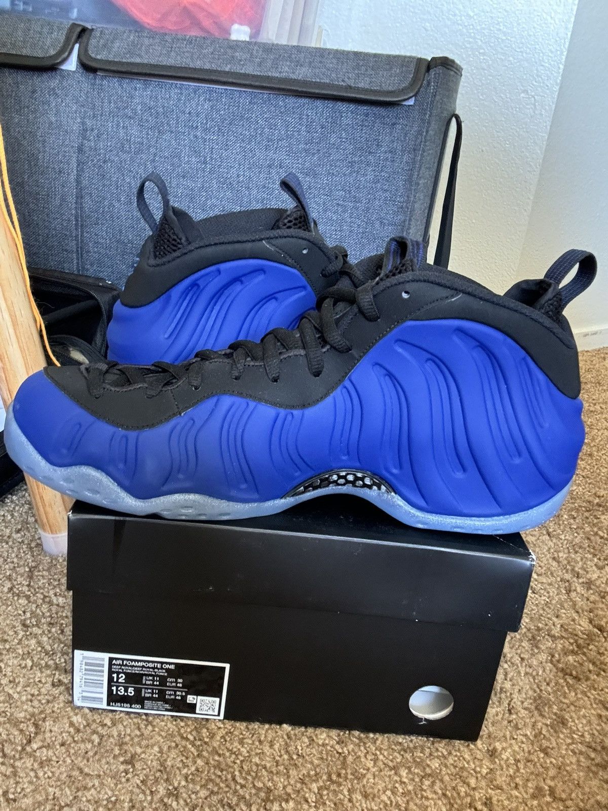 Nike Air Foamposite One Deep Royal (Size 12) Size US 12 / EU 45 - 6 Thumbnail