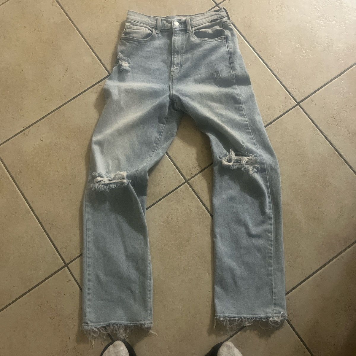 Other Custom distressed denim Size US 30 / EU 46 - 1 Thumbnail