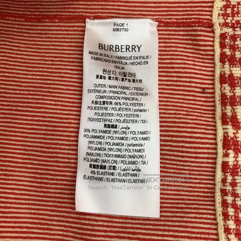 Burberry Burberry Red Women's Jacket Size S. Size S / US 4 / IT 40 - 7 Thumbnail