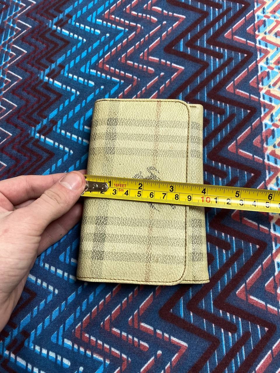 Burberry × Vintage Vintage Burberry Nova Check Leather Wallet Size ONE SIZE - 5 Thumbnail