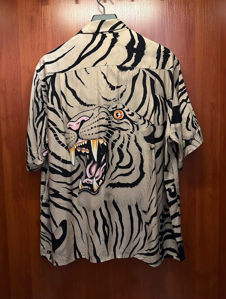 Wacko Maria Wacko Maria Tiger Head Short Sleeve Shirt Size US XL / EU 56 / 4 - 2 Thumbnail