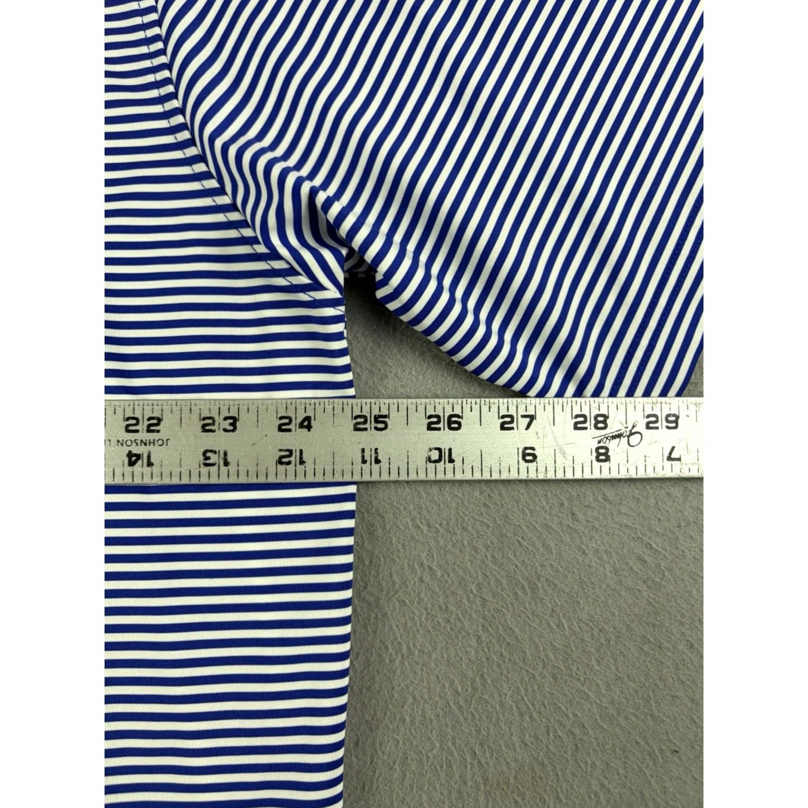 Footjoy FootJoy Polo Shirt Men XL Blue Striped Bay Hill Arnold Palmer Golf Course Mens Short Sleeve Collared Polo Golf Size US XL / EU 56 / 4 - 5 Thumbnail