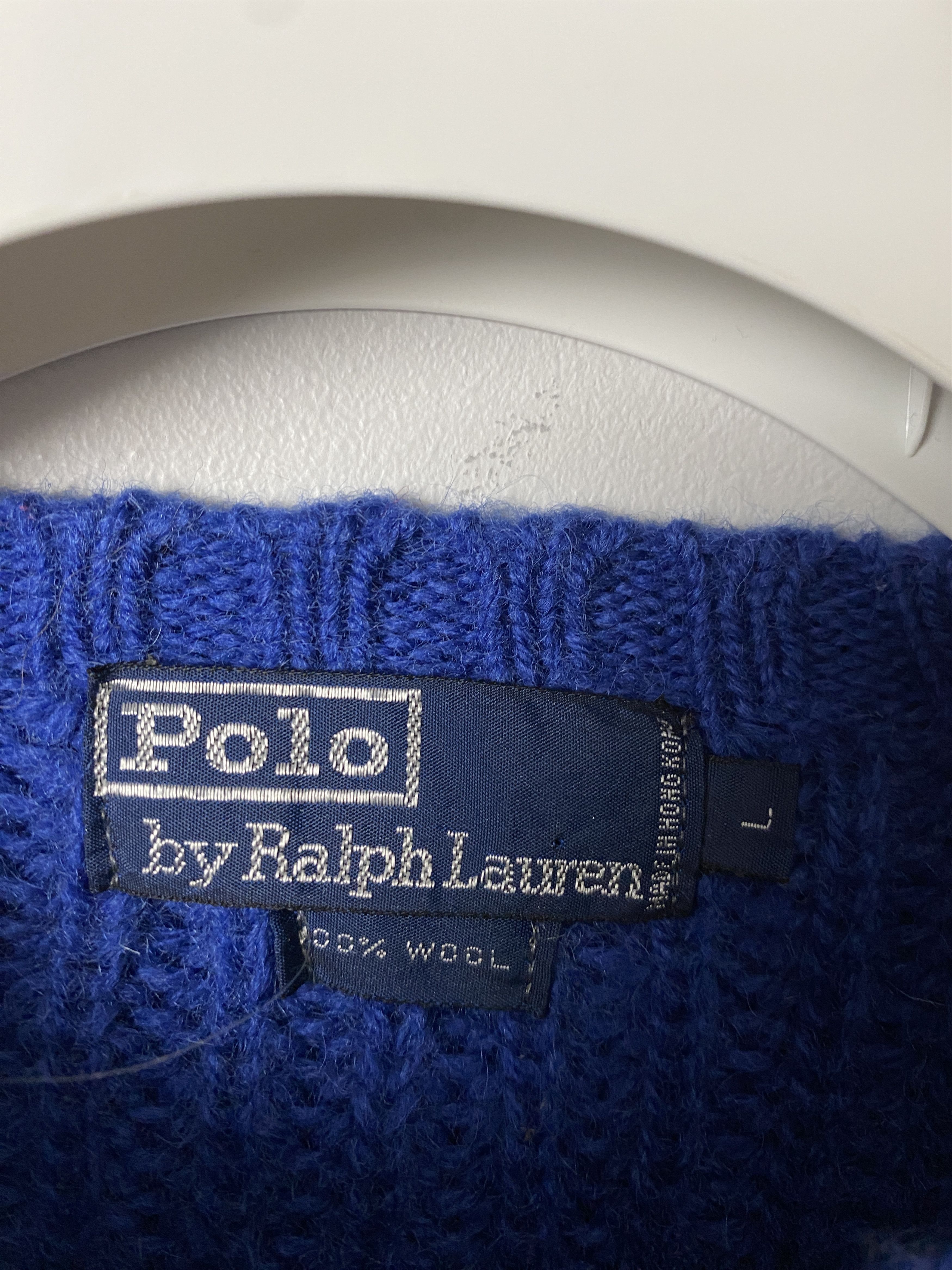 Polo Ralph Lauren × Vintage Polo Ralph Lauren vintage sweater knitwear wool jumper Size US L / EU 52-54 / 3 - 3 Thumbnail