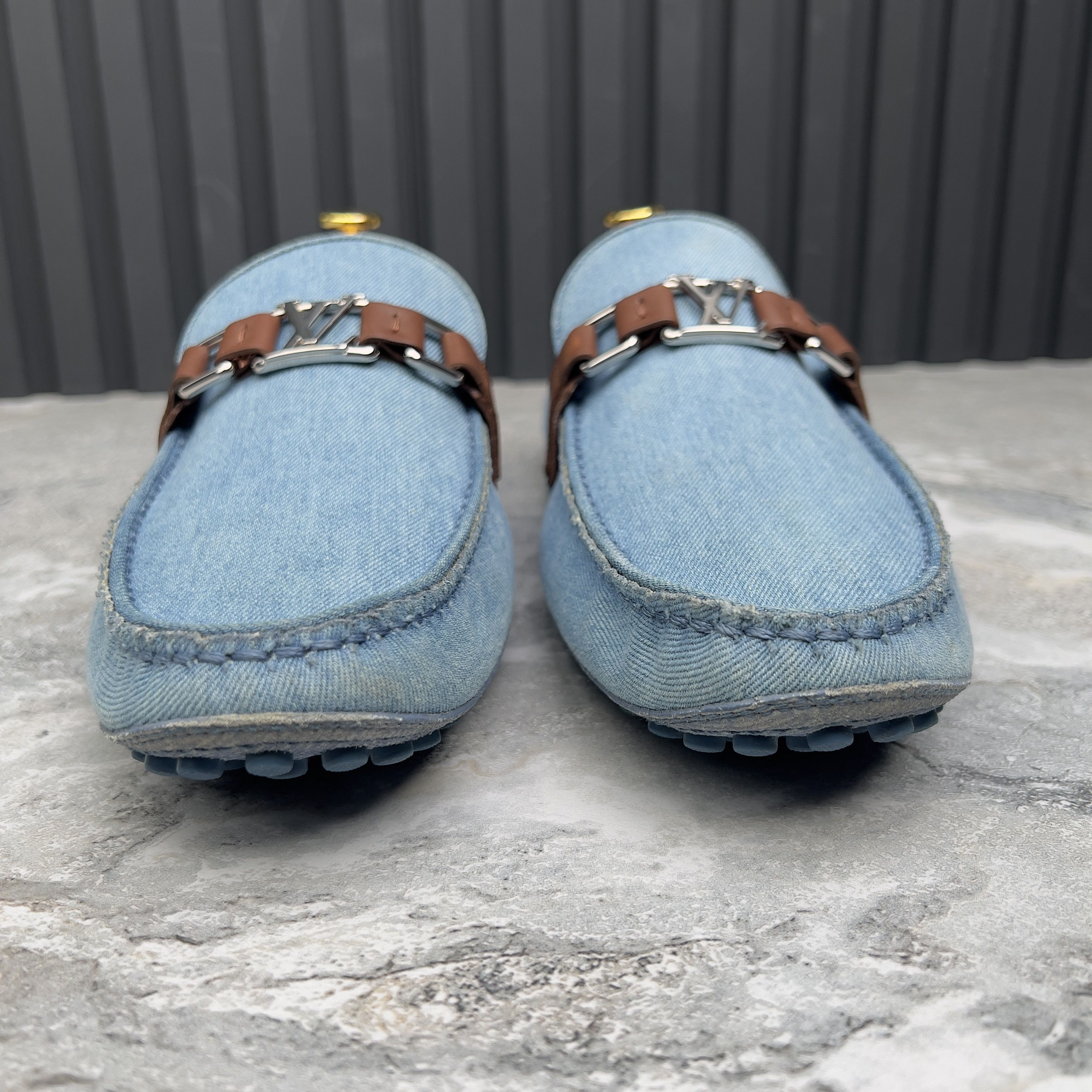 Louis Vuitton Louis Vuitton Monte Carlo Driving Moccasin Denim Size US 10.5 / EU 43-44 - 8 Thumbnail