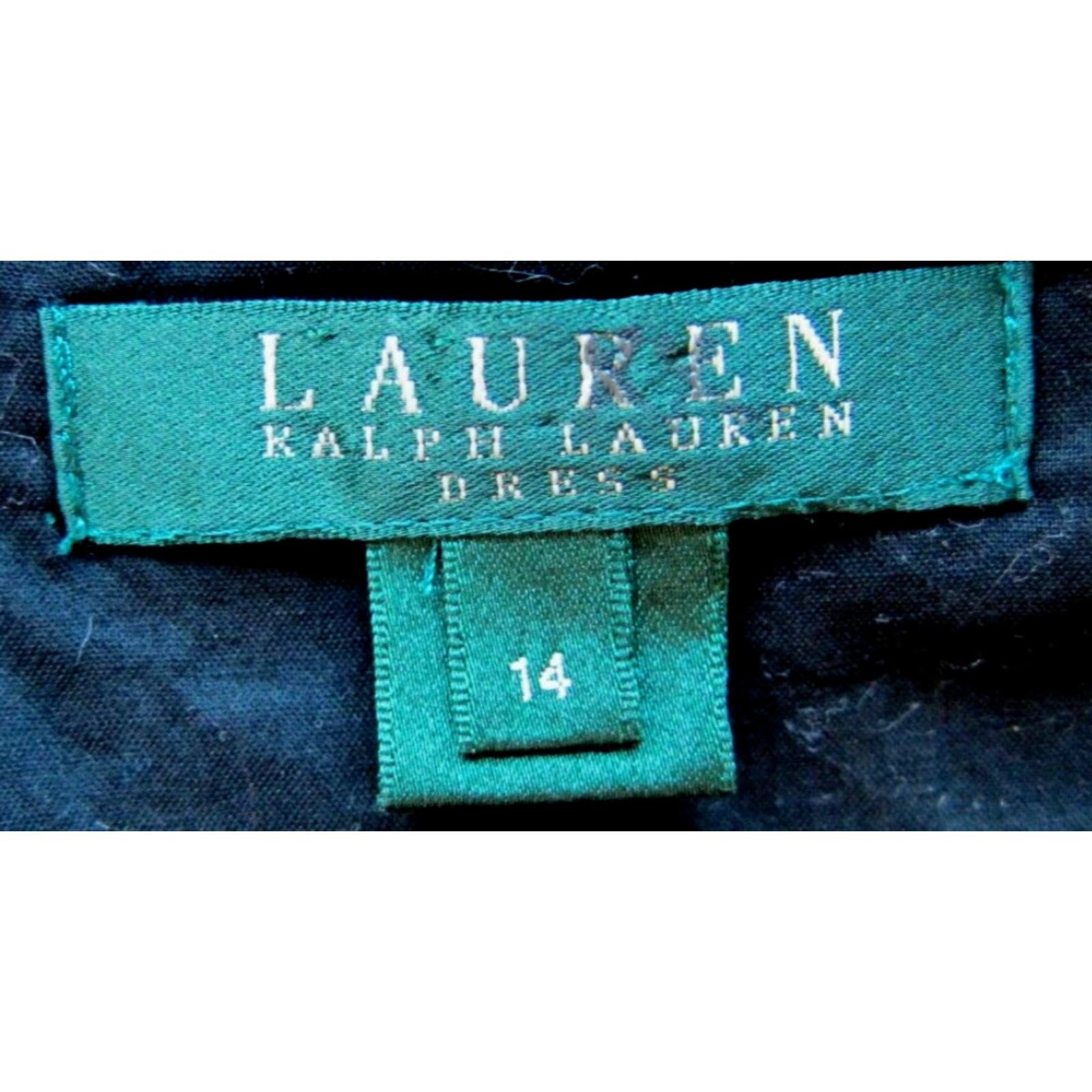 Ralph Lauren VINTAGE Ralph Lauren Green Label Black White Polka Dot Stretch Pleated Tank Dress 14 Size XL / US 12-14 / IT 48-50 - 4 Thumbnail