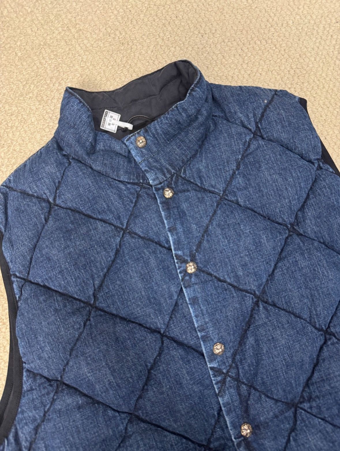 Chrome Hearts Chrome Hearts puffer denim vest Size US XL / EU 56 / 4 - 3 Thumbnail