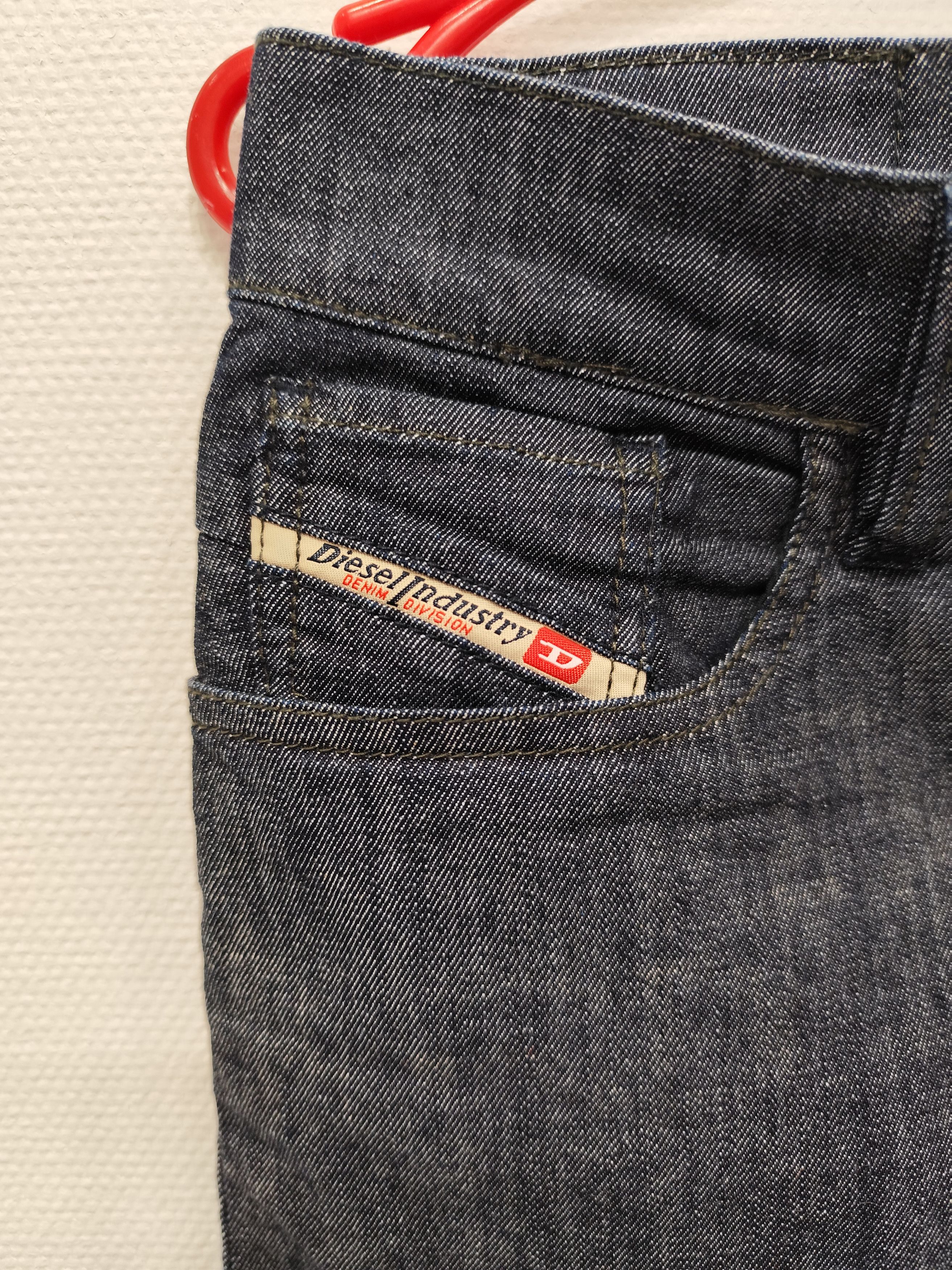 Diesel Vintage Y2K Diesel Industry Crazy Midi Denim Jeans Skirt Size 25" / US 0 / IT 36 - 2 Thumbnail