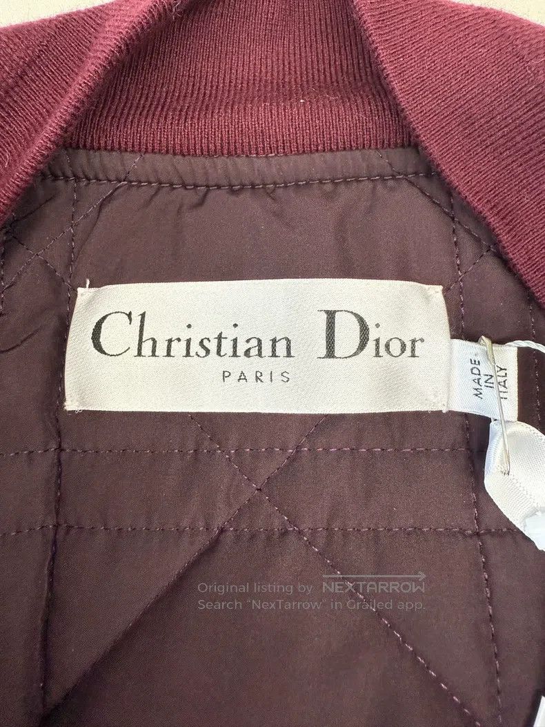 Dior Dior Dark red old-fashioned jacket Size XXS / US 00 / IT 34 - 3 Thumbnail