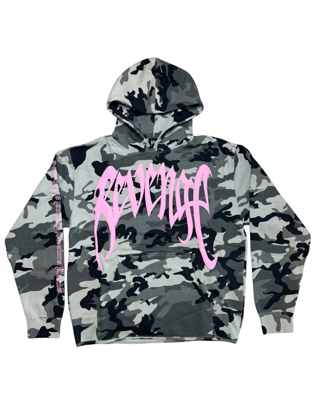 Revenge Revenge X Kill Cropped Hoodie Snow Camo/Pink SIZE MEDIUM Size US M / EU 48-50 / 2 - 1 Thumbnail