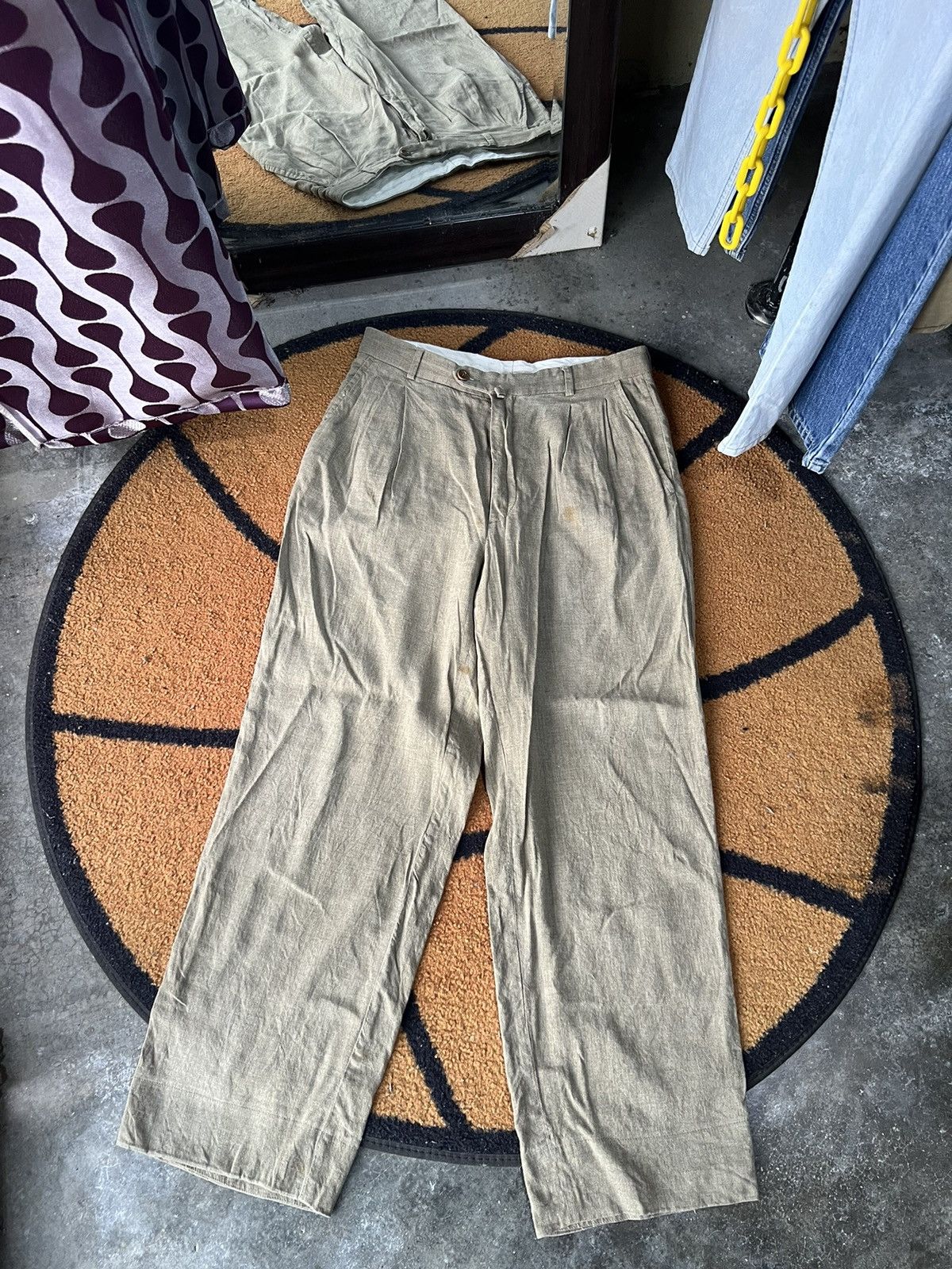 Adolfo Dominguez 🔥Vintage Adolfo Dominguez Pleated Pant Size US 29 - 2 Thumbnail
