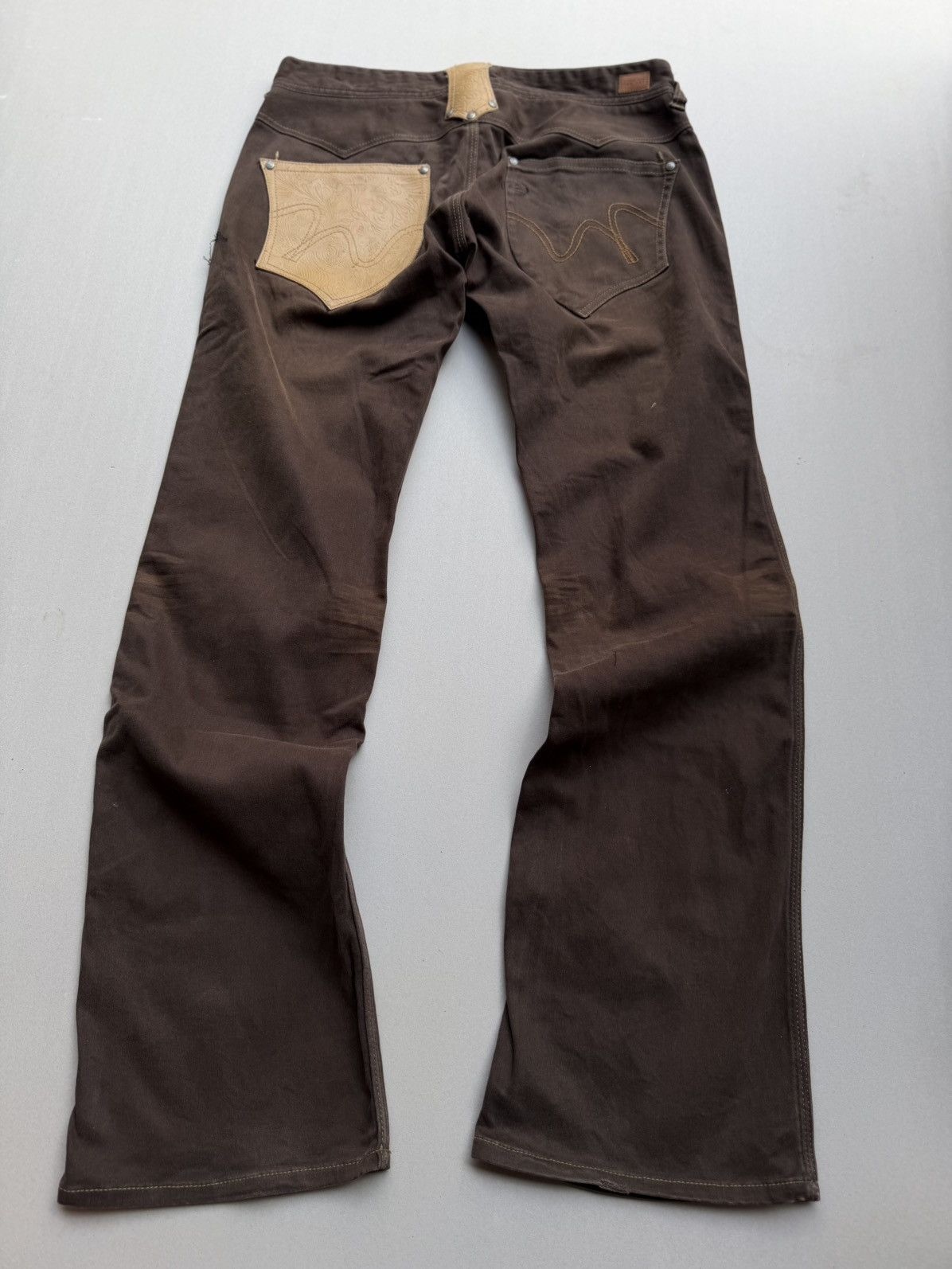 Japanese Brand Nicole club for men flare jeans Size US 31 - 3 Thumbnail