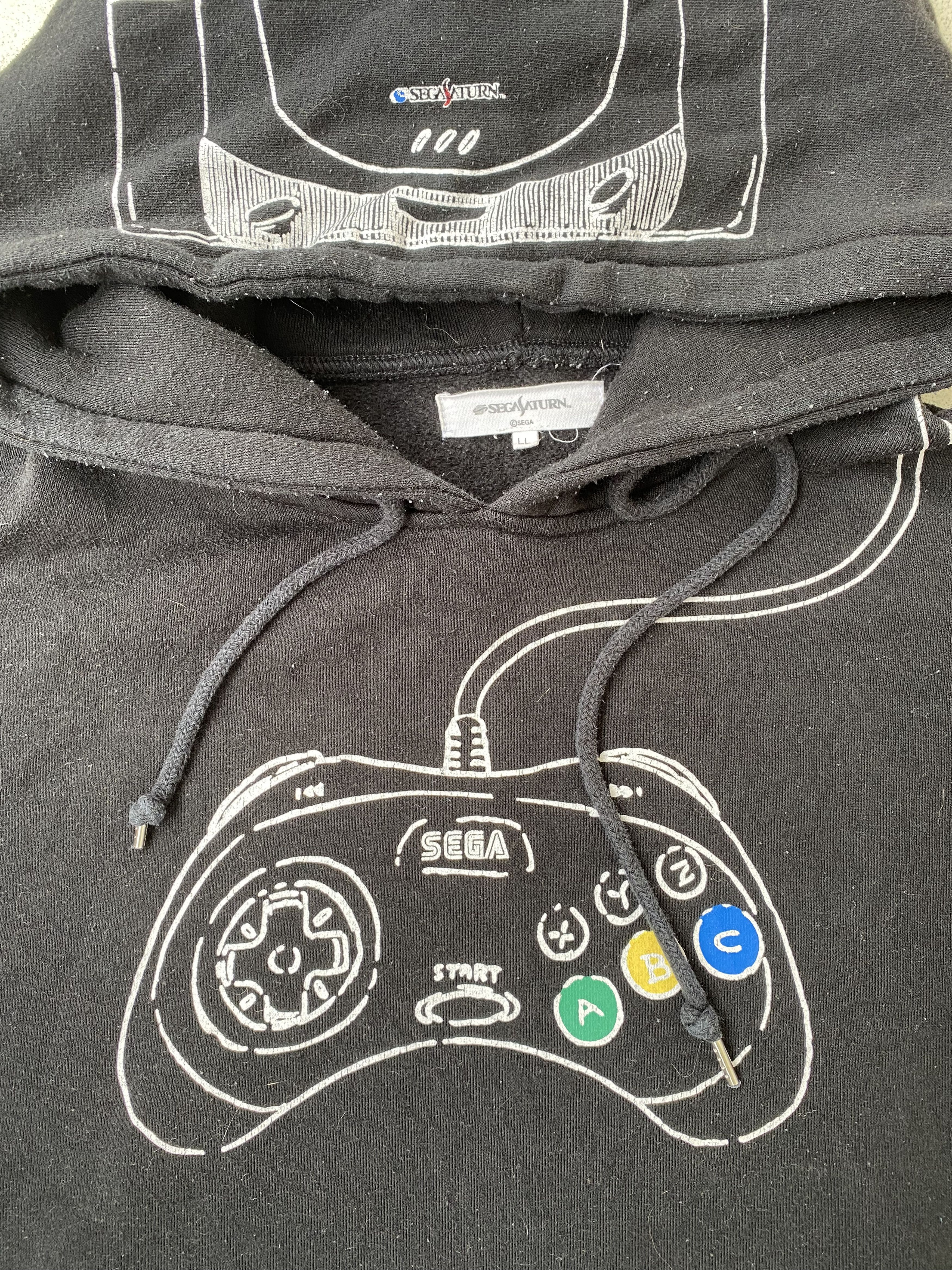 Nintendo × Vintage Vintage 90s Sega Nintendo Hoodie Sweater Size US M / EU 48-50 / 2 - 4 Thumbnail