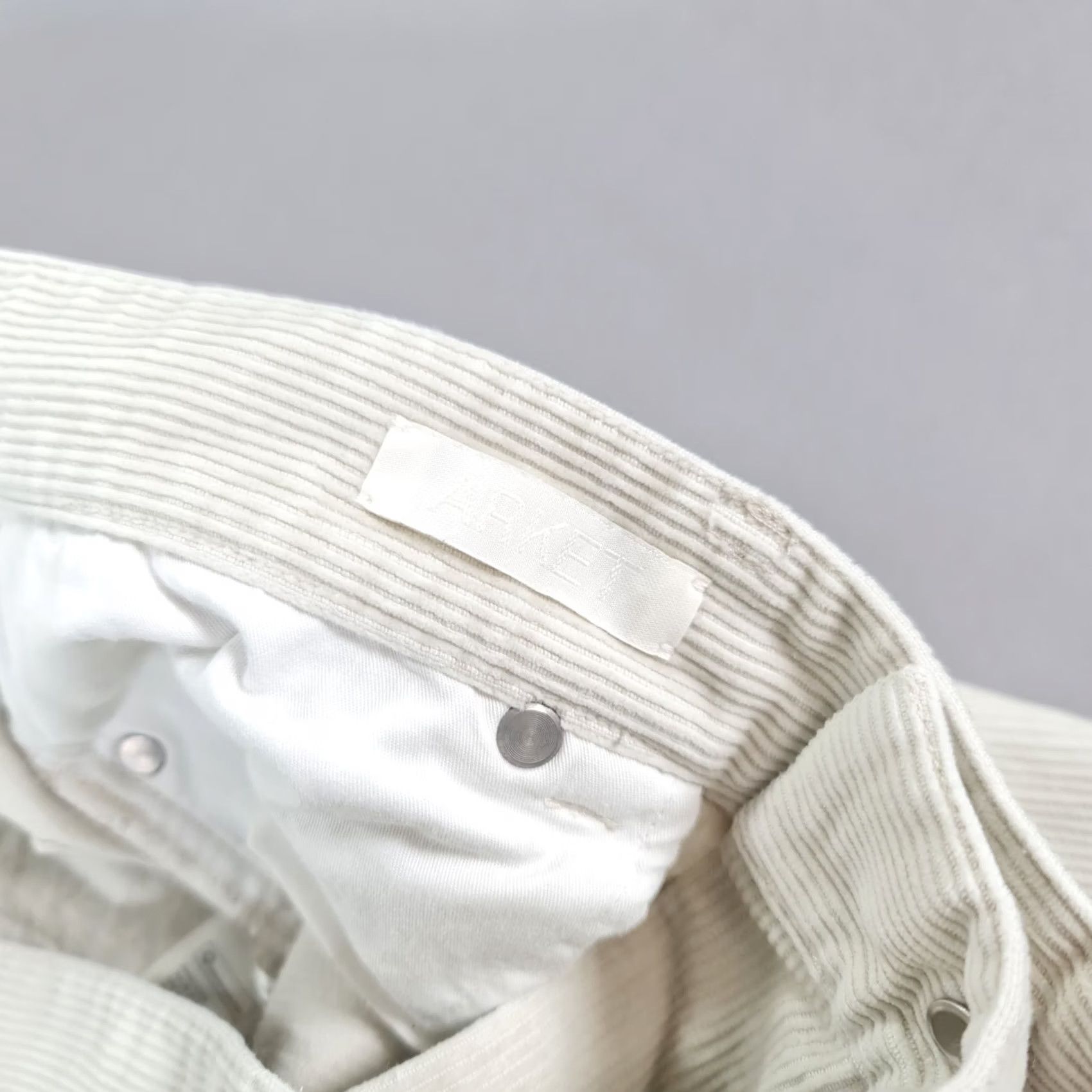 Arket Arket Mens Trousers Grey W34 L30 Corduroy Pants Straight Leg 50 Size US 34 / EU 50 - 4 Thumbnail
