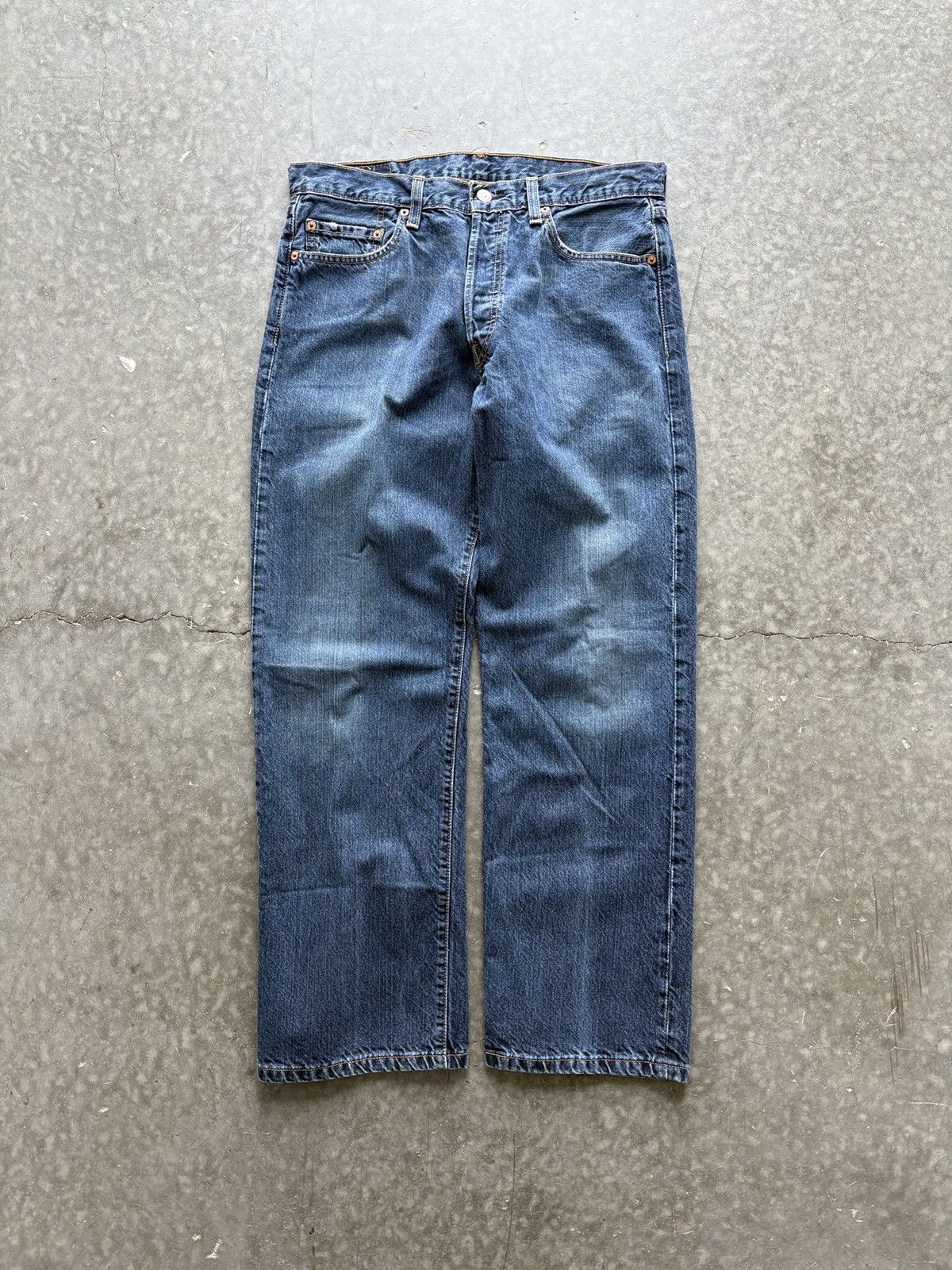 Levi's Vintage Y2K Levis 501 XX Denim Jeans 34x30 Size US 34 / EU 50 - 1 Thumbnail