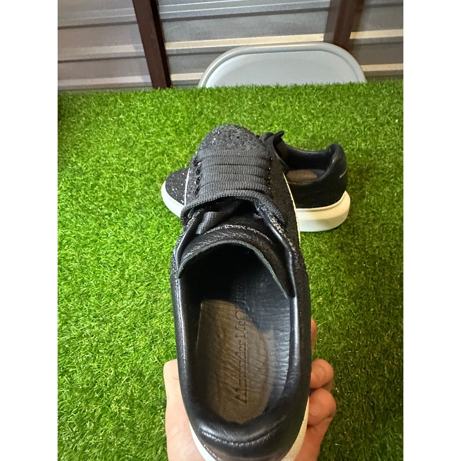 Alexander McQueen Alexander McQueen Wmns Sneaker 'Black White Glitter' | SZ 8W Size US 8 / IT 38 - 8 Thumbnail