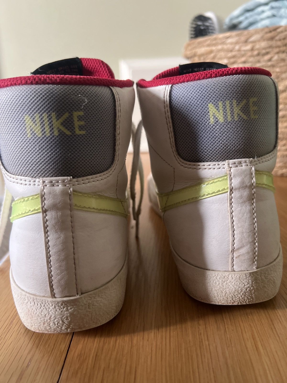 Nike × Vintage Nike Blazer OG High ‘Clear Yellow’ Size US 7 / EU 40 - 4 Thumbnail