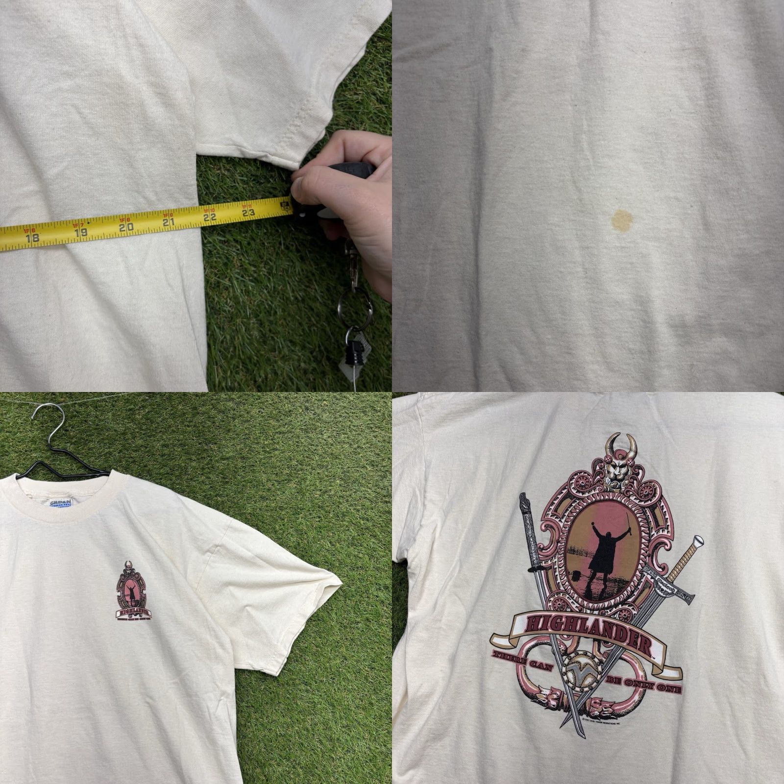 Etro Vintage Highlander Shirt Mens XL White Movie TV Promo Retro 90s 1997 Highlander Shirt Mens XL White Movie TV Promo Retro 90s 1997 Size US XL / EU 56 / 4 - 8 Thumbnail
