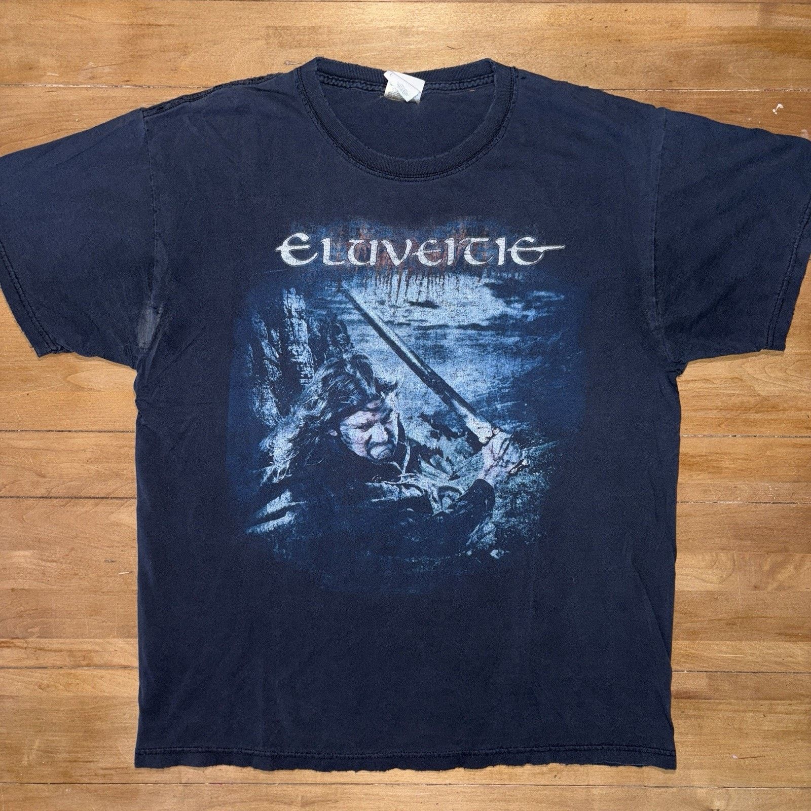 Vintage Vintage Y2K Eluveitie Band Graphic Tee Sz L Distressed Tour Size US L / EU 52-54 / 3 - 1 Thumbnail