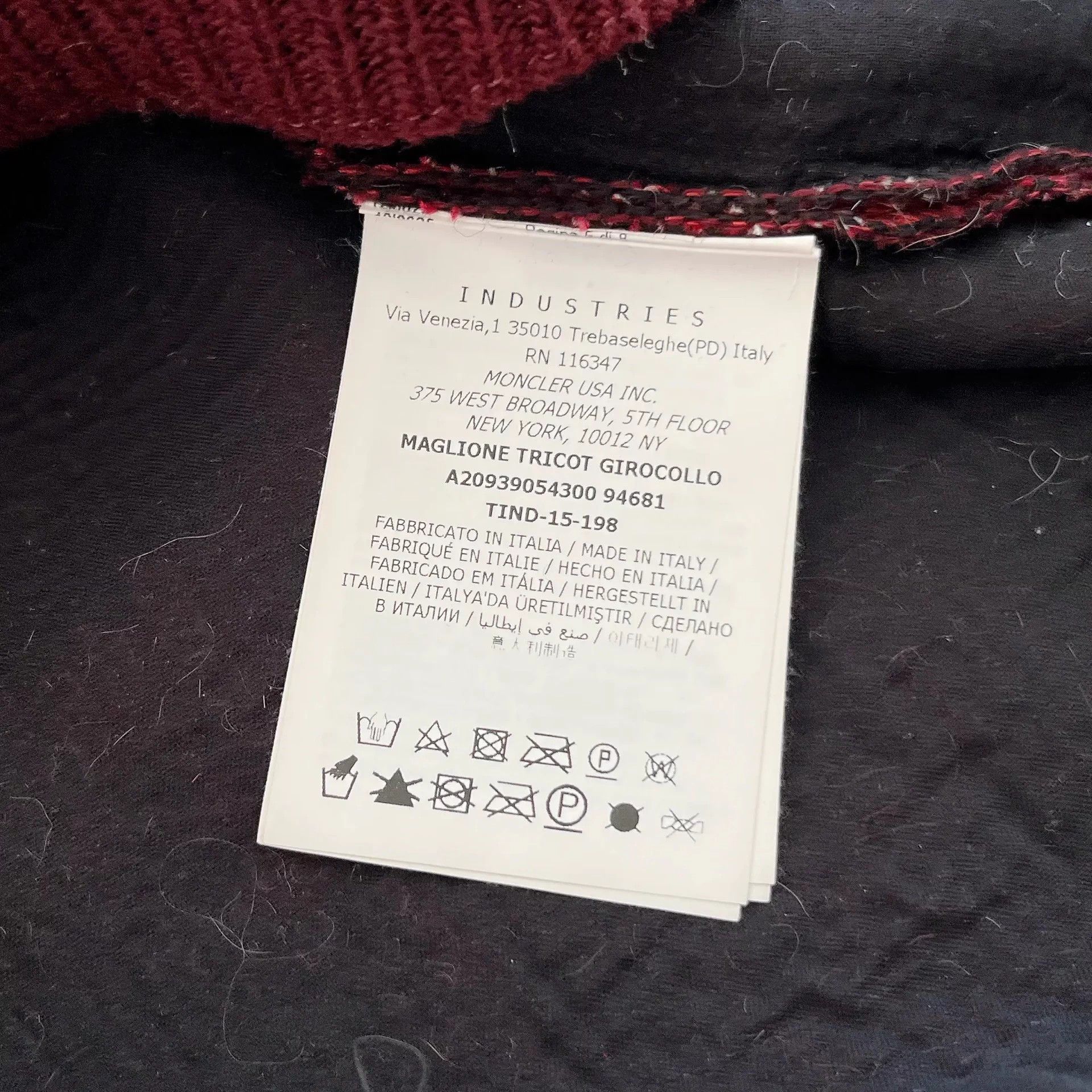 Moncler Moncler red check sweater XS Size XS / US 0-2 / IT 36-38 - 7 Thumbnail