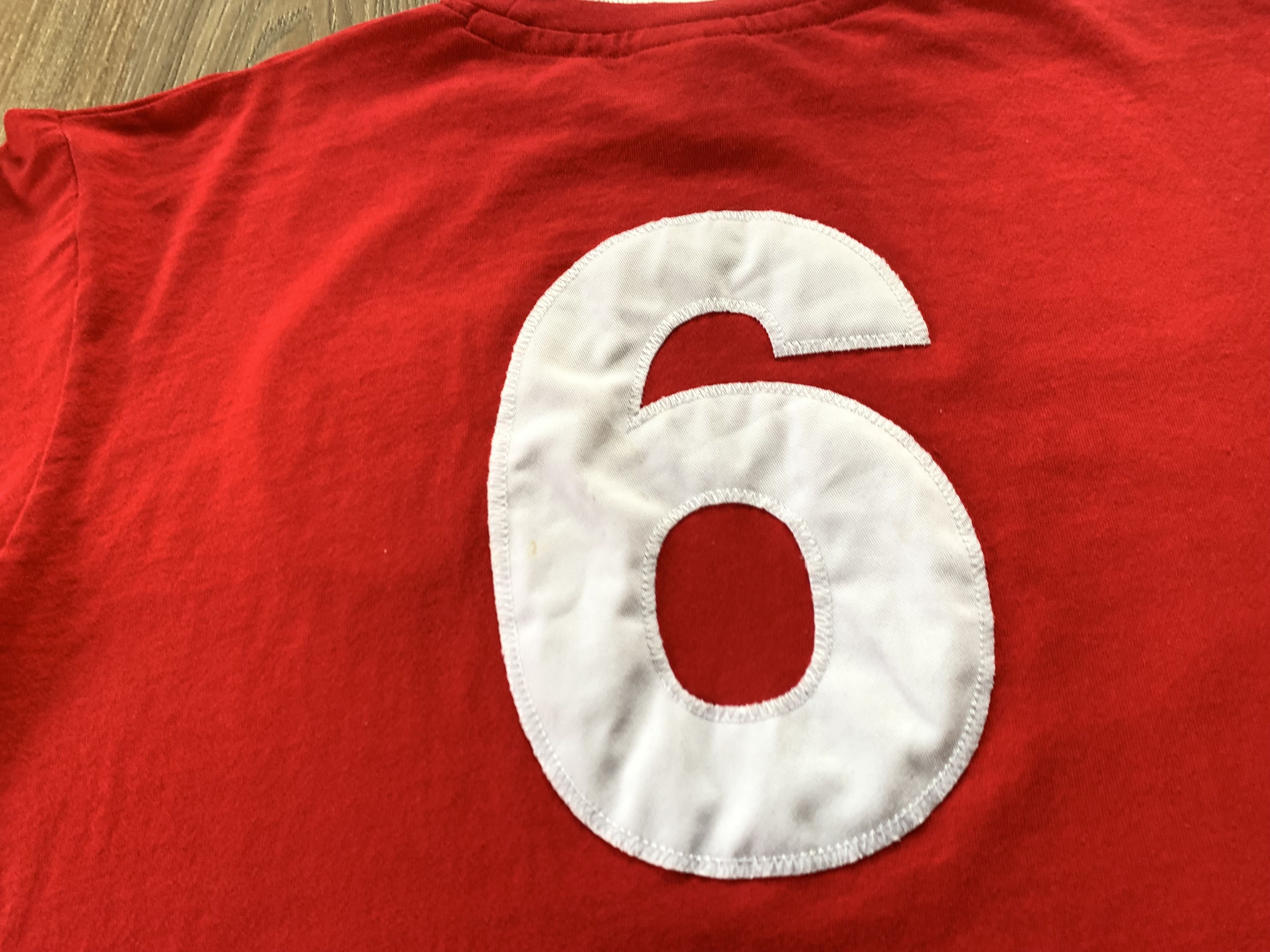 Vintage Score Draw Cotton England 6 Long Sleeve T-Shirt Size US M / EU 48-50 / 2 - 6 Thumbnail