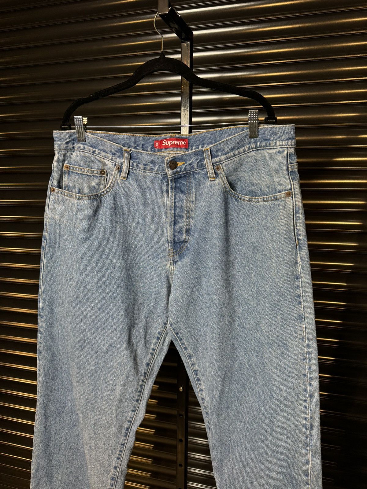 Supreme Supreme Blue Star Washed Denim Jeans - 36 Size US 36 / EU 52 - 4 Thumbnail