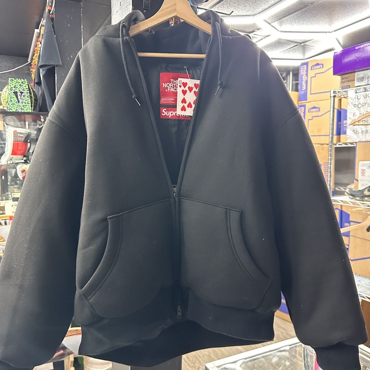 ジャケット・アウター Supreme x The North Face Down Filled Zip Supreme®/The North Face® Down Zip Up Hooded Sweatshirt