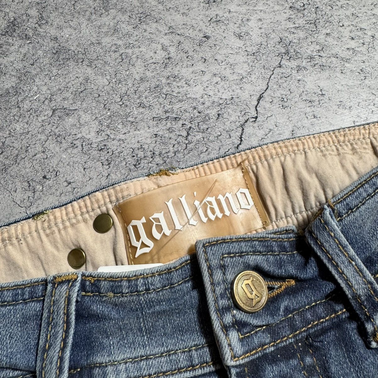 John Galliano NEW Galliano Y2K 00s Mini Shorts Size 24" / US 00 / IT 34 - 5 Thumbnail