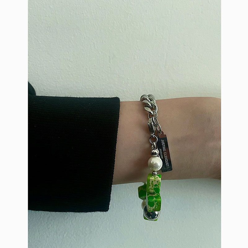 Other Stone New Design Bracelet Y2K Punk Chain Bracelets Chains Size ONE SIZE - 2 Thumbnail