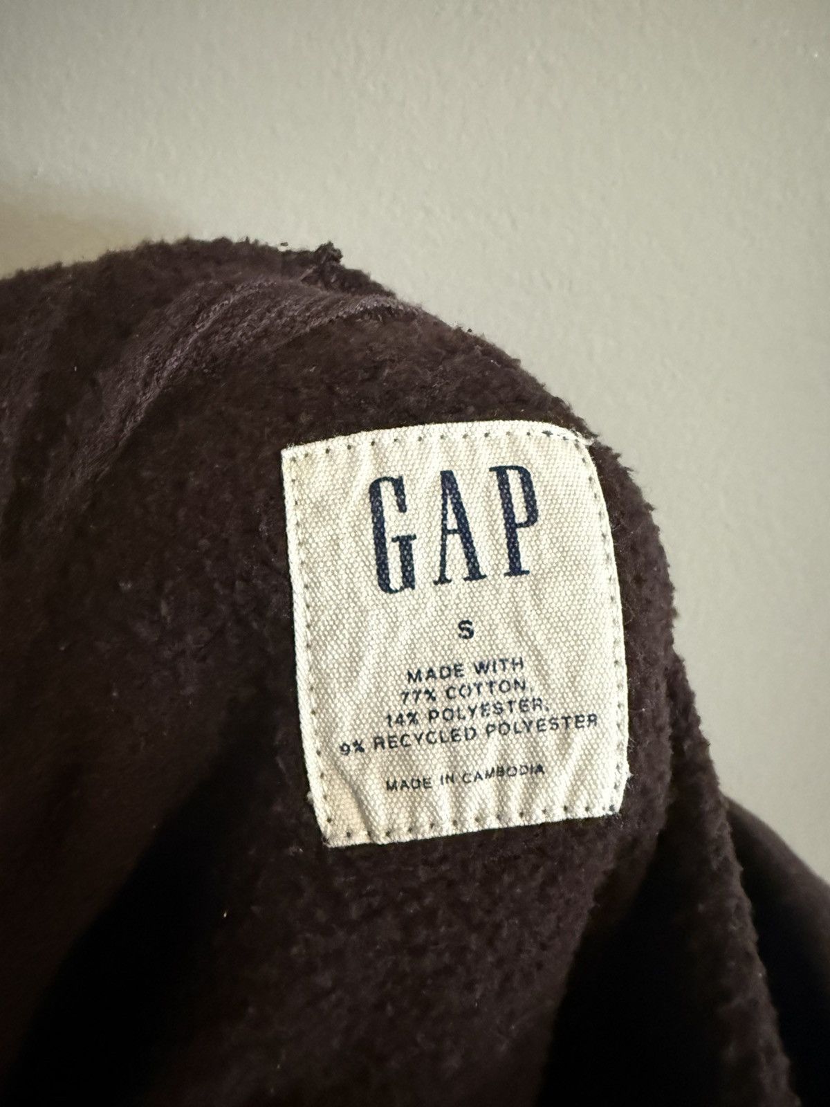 Gap × Vintage Gap Vintage Dark Brown Hoodie Size US S / EU 44-46 / 1 - 2 Thumbnail
