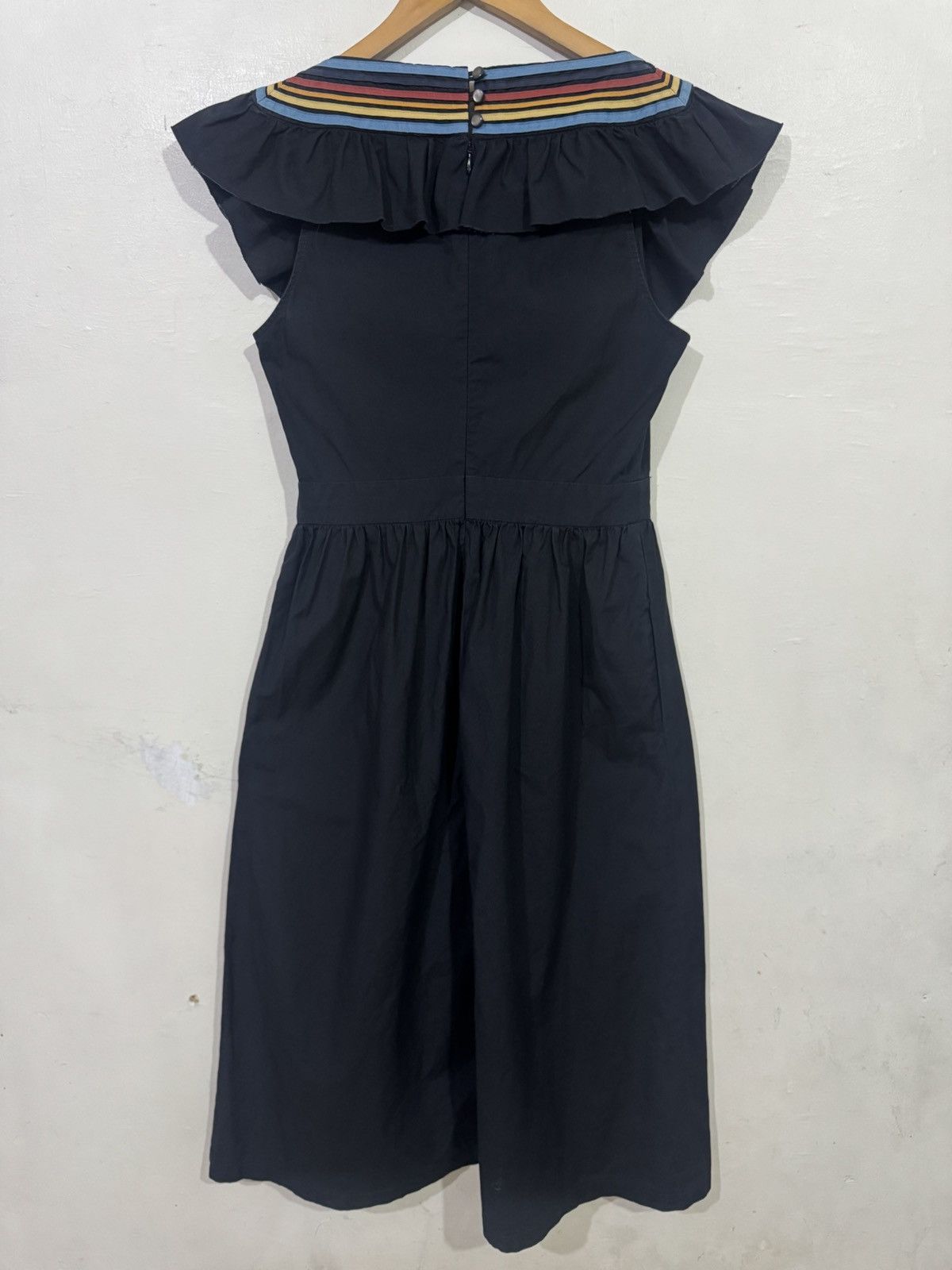 A.P.C. A.P.C Frilled Ruffled Sleeveless Dress Size XXS / US 00 / IT 34 - 10 Thumbnail