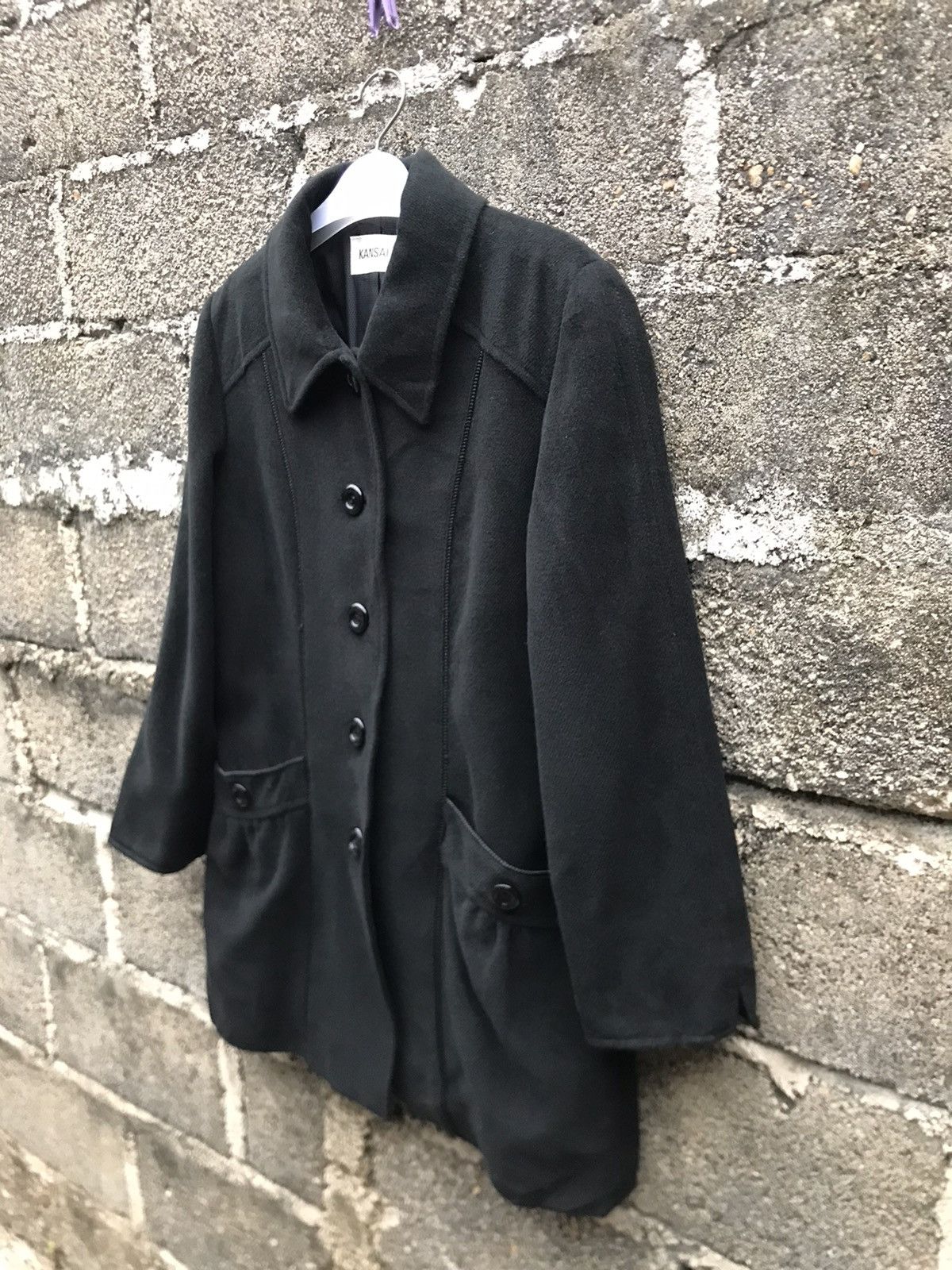 Kansai Yamamoto ⚡️Vintage Kansai Yamamoto Bis Button Coat Jacket Size S / US 4 / IT 40 - 3 Thumbnail