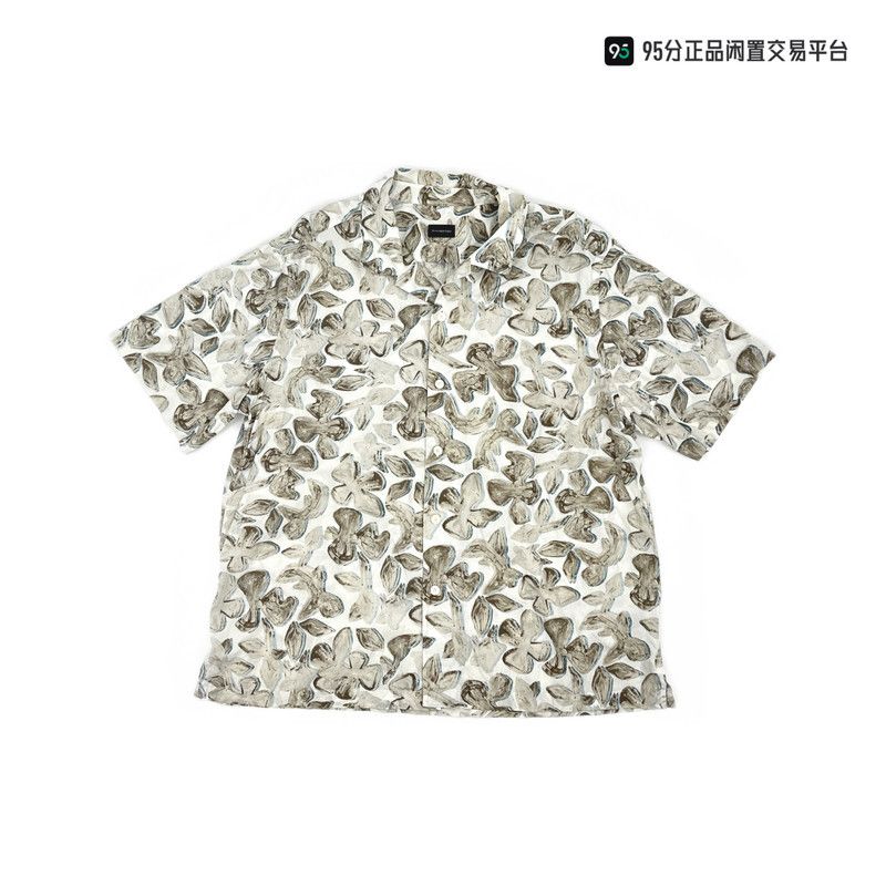 Ermenegildo Zegna Zegna Men's Butterfly Print Lapel Short-Sleeve Shirt Size US XXL / EU 58 / 5 - 1 Thumbnail