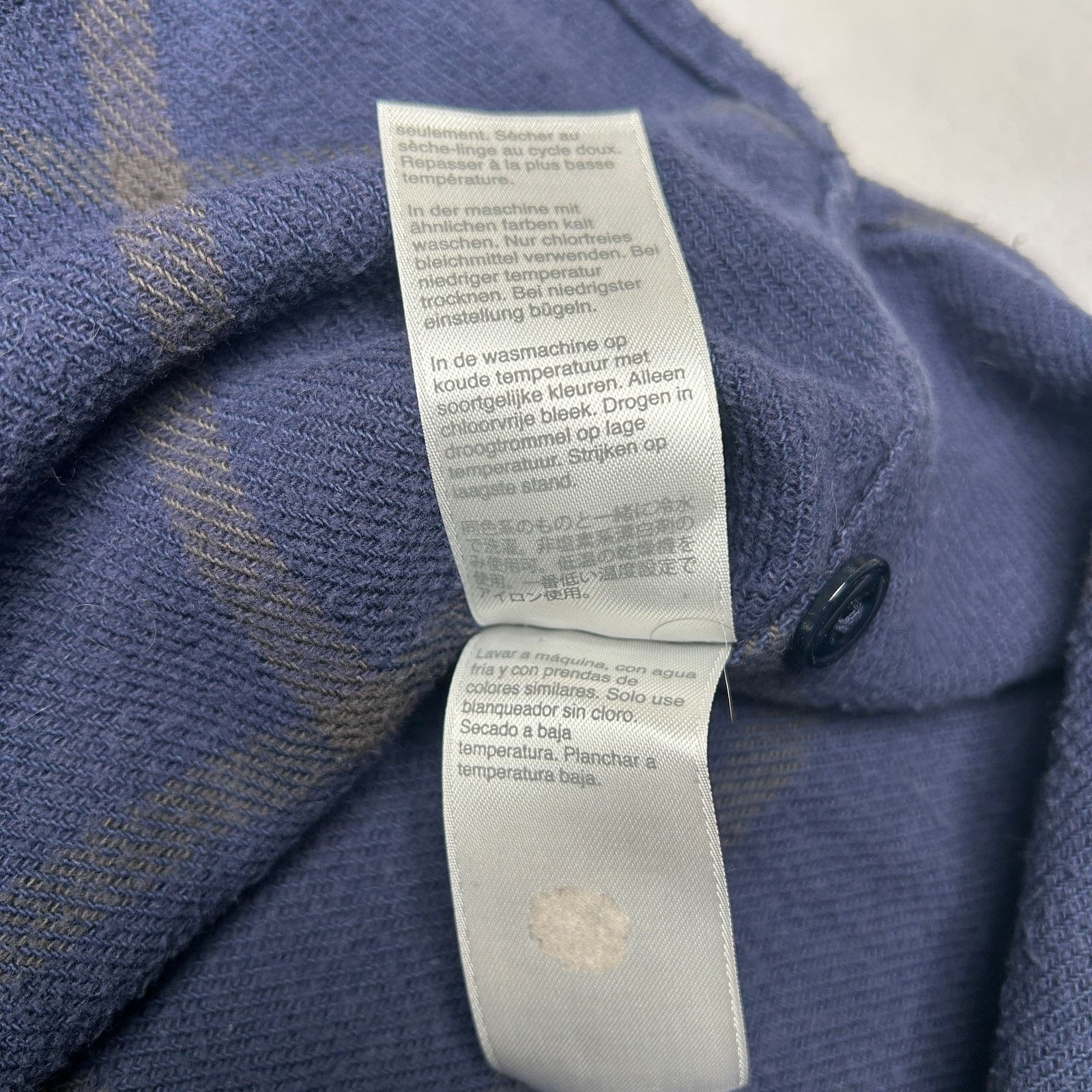 Wallace & Barnes Wallace & Barnes J.Crew Windowpane Flannel Shirt Men's Small Size US S / EU 44-46 / 1 - 8 Thumbnail