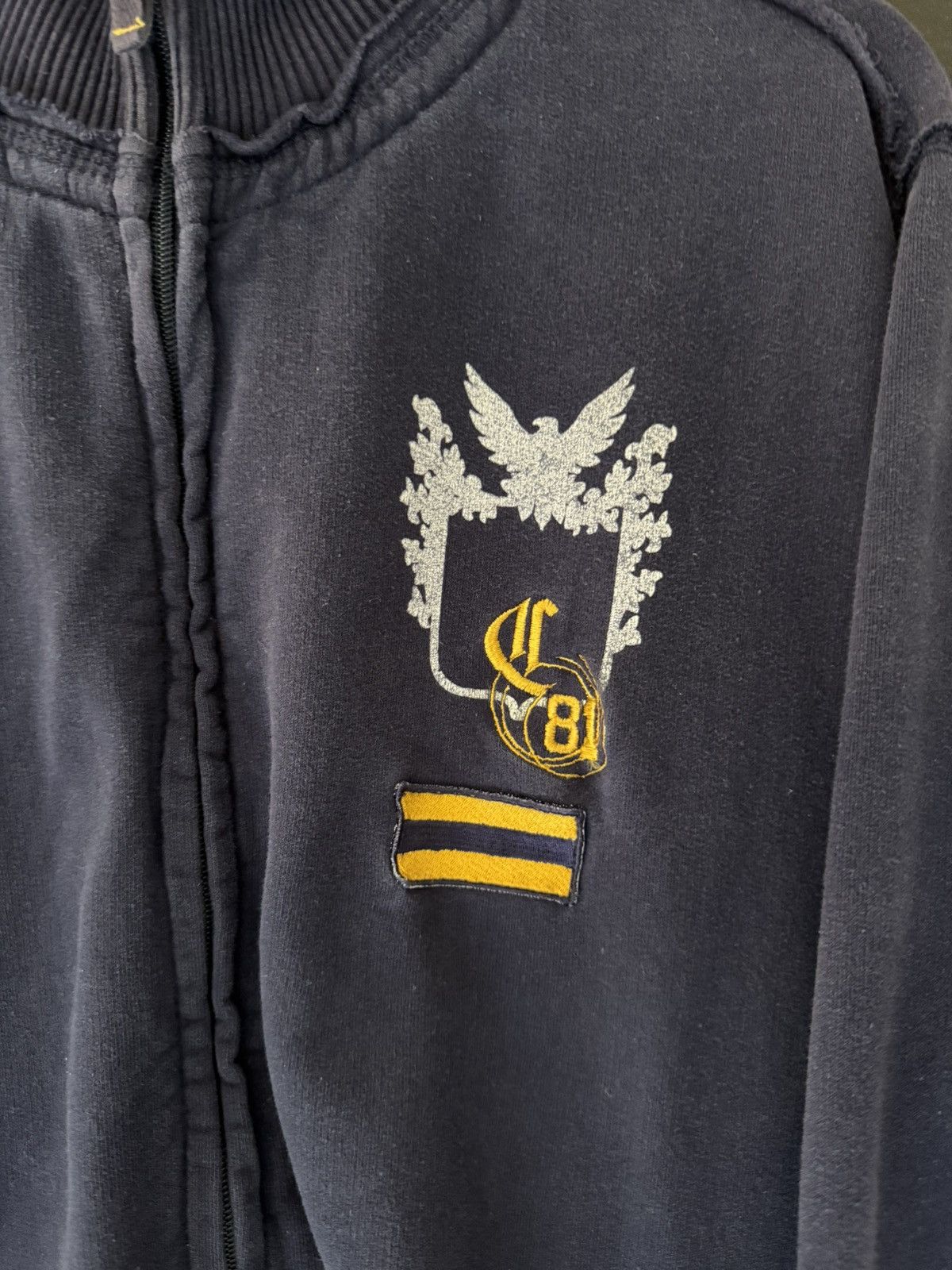 Company 81 COMPANY 81 ZIP-UP SWEATSHIRT – NAVY (VINTAGE / DISTRESSED) Size US L / EU 52-54 / 3 - 2 Thumbnail
