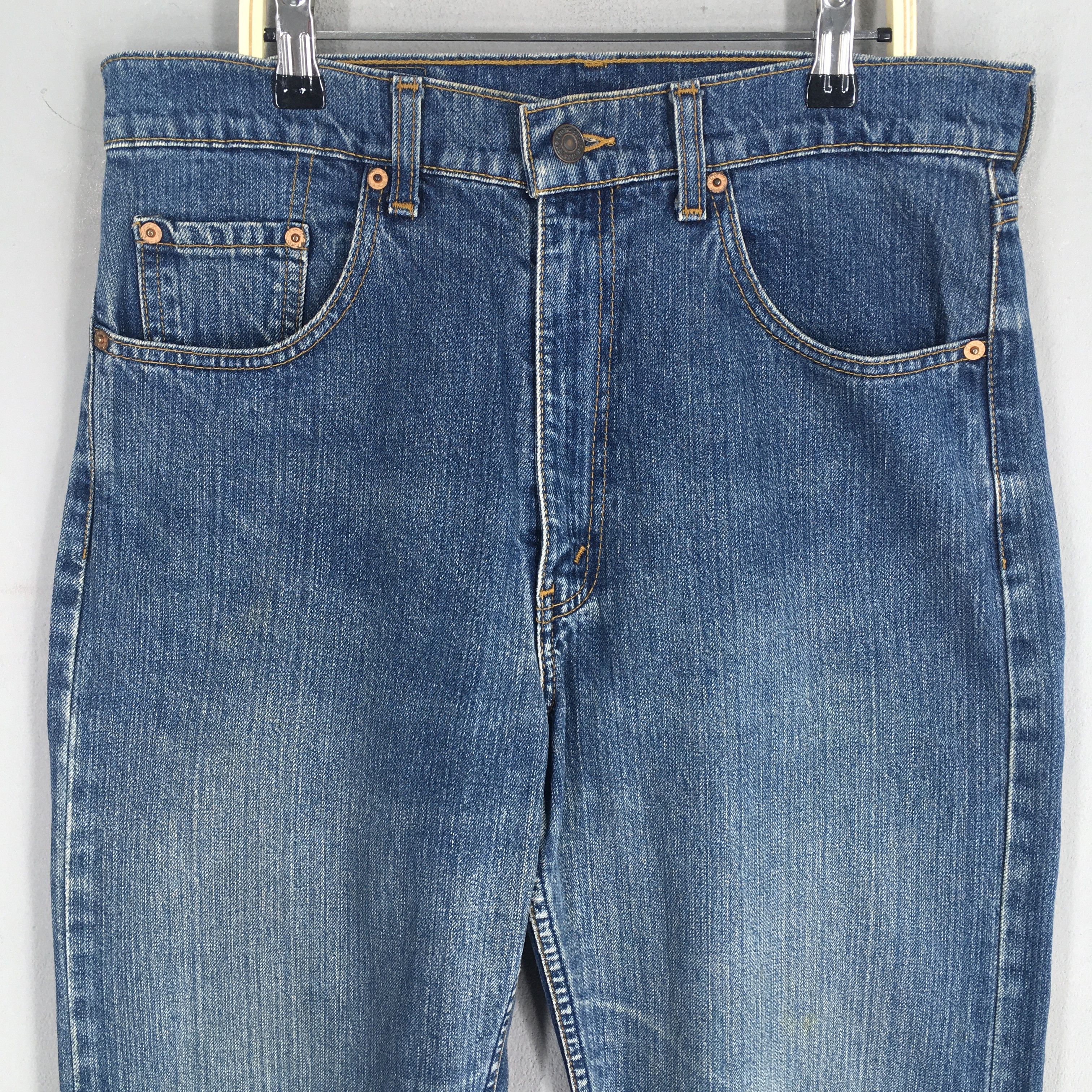 Levi's Size 31x32 Vintage 90s Levi's 512 Stonewash Blue Jeans S2069 Size US 31 - 2 Thumbnail