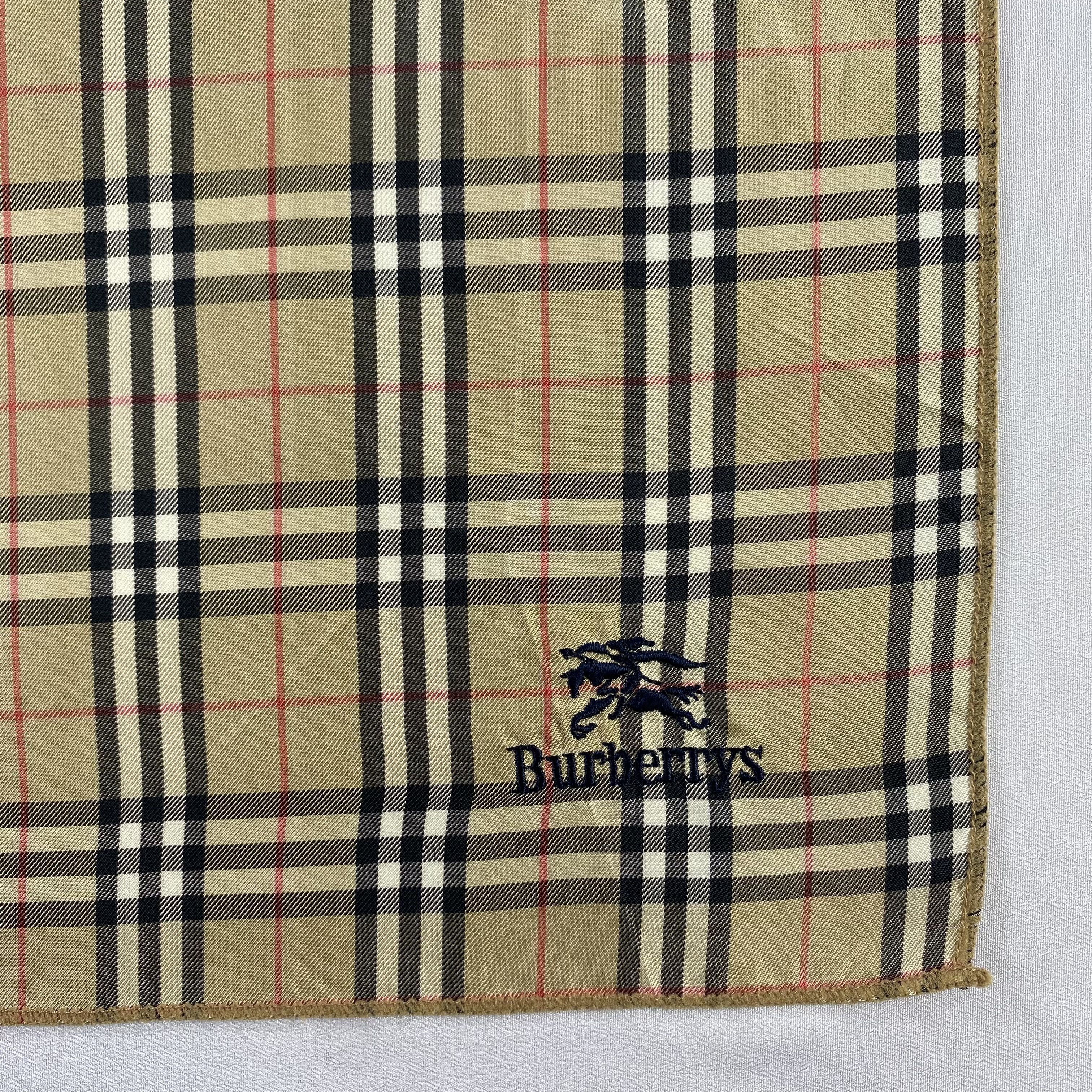 Burberry × Vintage Burberry Handkerchief / Neckerchief / Bandana-P1805 Size ONE SIZE - 3 Thumbnail