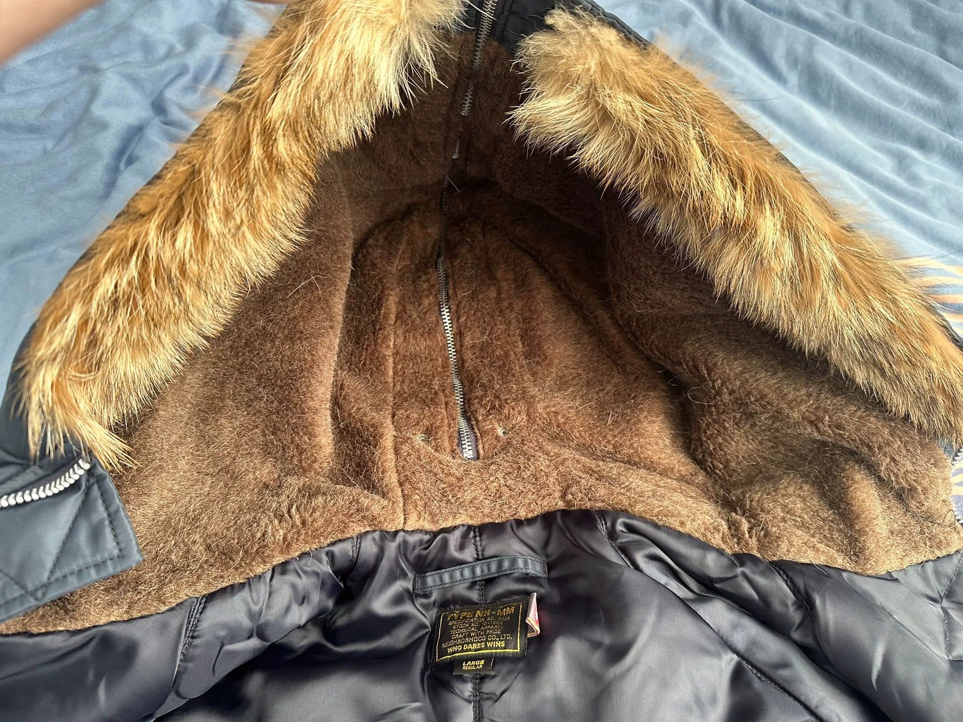 Neighborhood Neighborhood N-2D Flight Jacket P-Cotton L New w/Tags Size US L / EU 52-54 / 3 - 4 Thumbnail