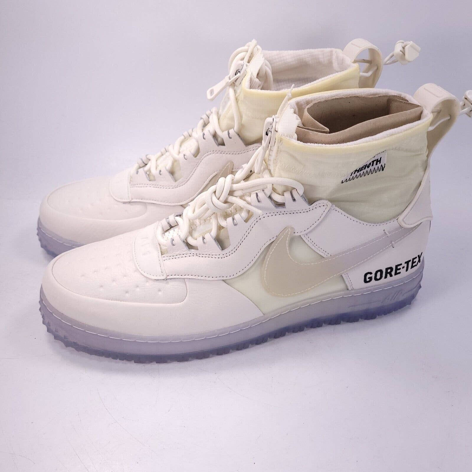 image of Nike Air Force 1 Wtr Gtx Shoe Mens Size 13 Cq7211-002 White