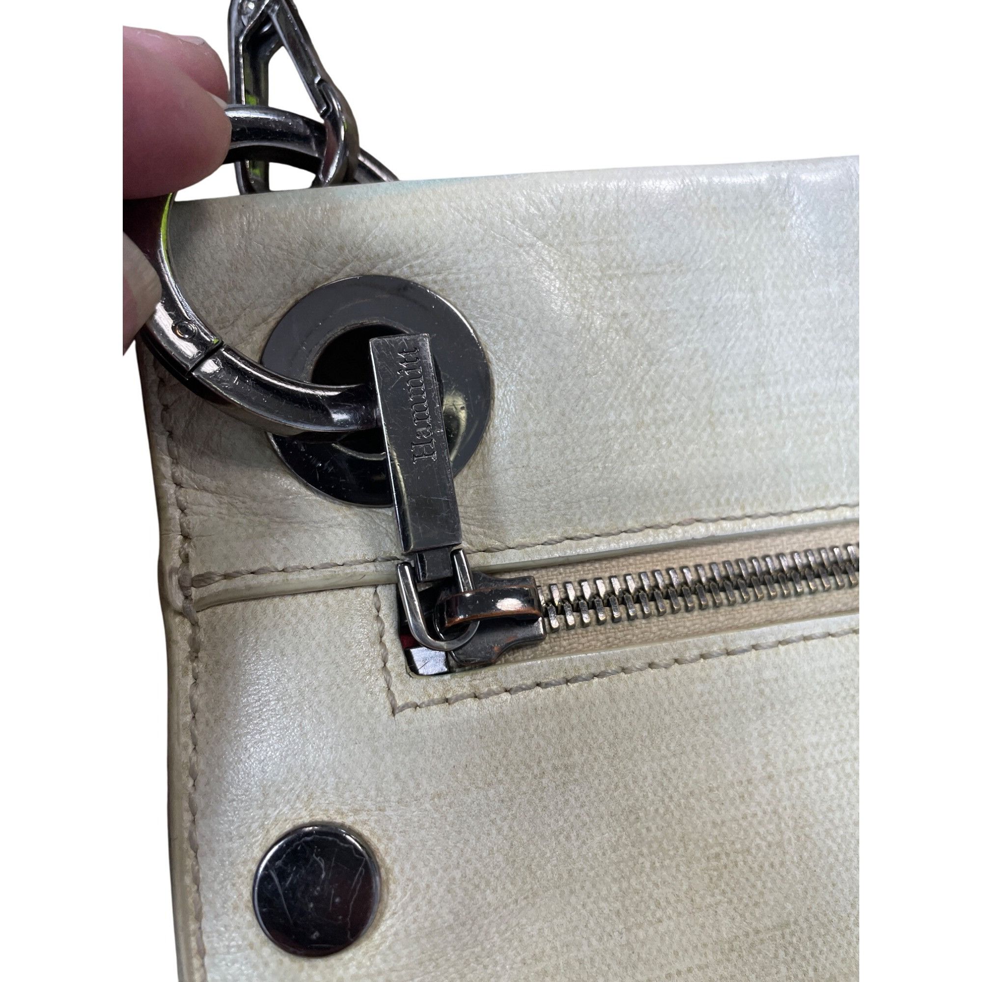 HAMMITT Hammitt womans tan beige leather crossbody handbag SKU 9445 Size ONE SIZE - 4 Thumbnail