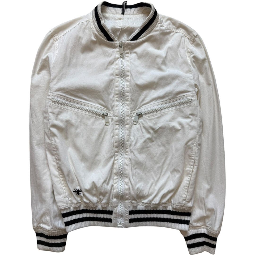 【超希少】 Dior Homme 10ss レザーボンバージャケット 48 Dior Homme - 10SS - Bee Nylon Blouson - Bomber Jacket | Grailed